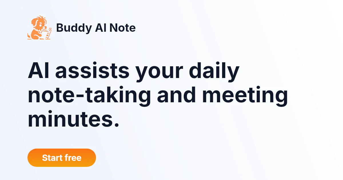 Buddy AI Note screenshot 1