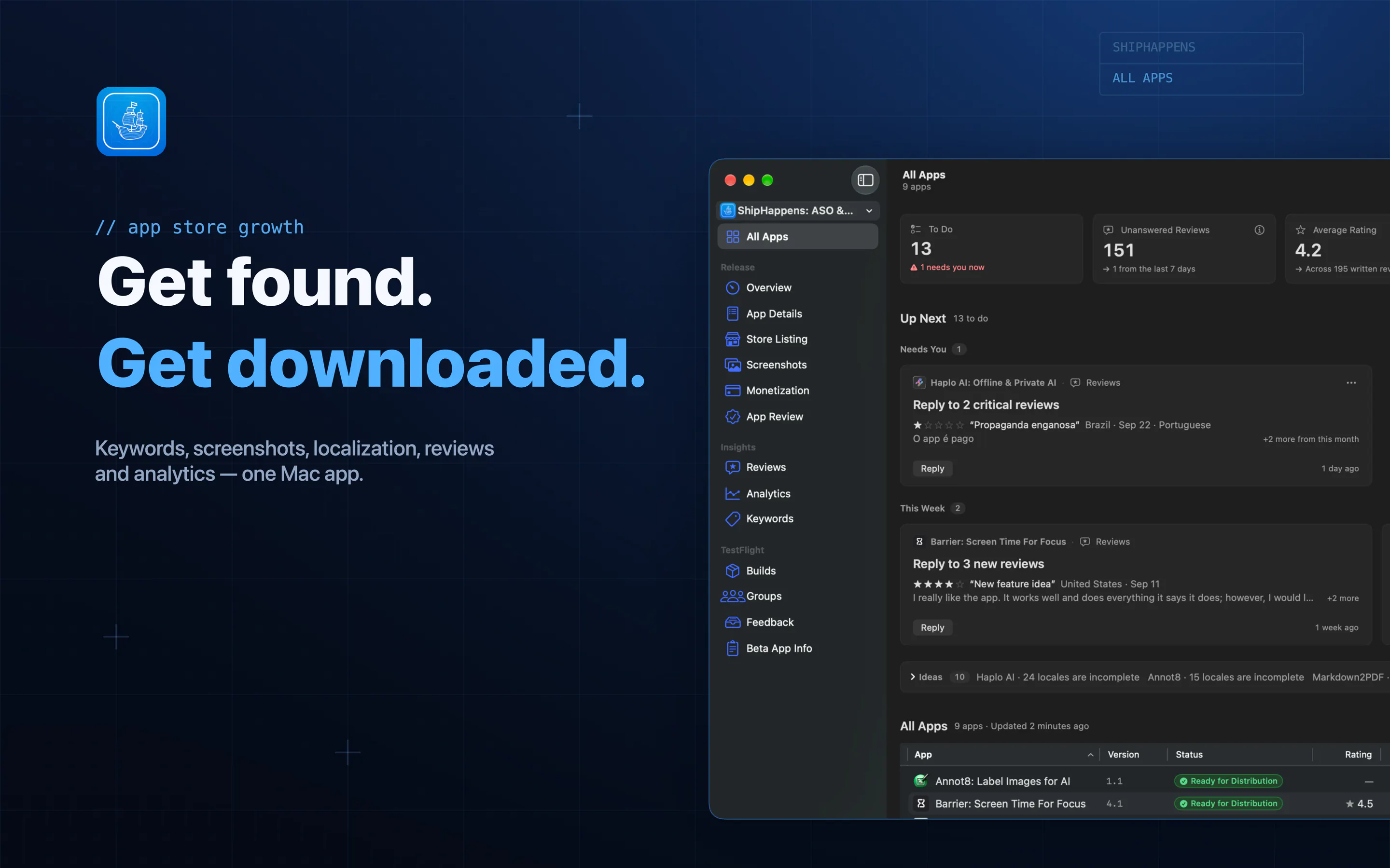 ShipHappens: screenshot 1