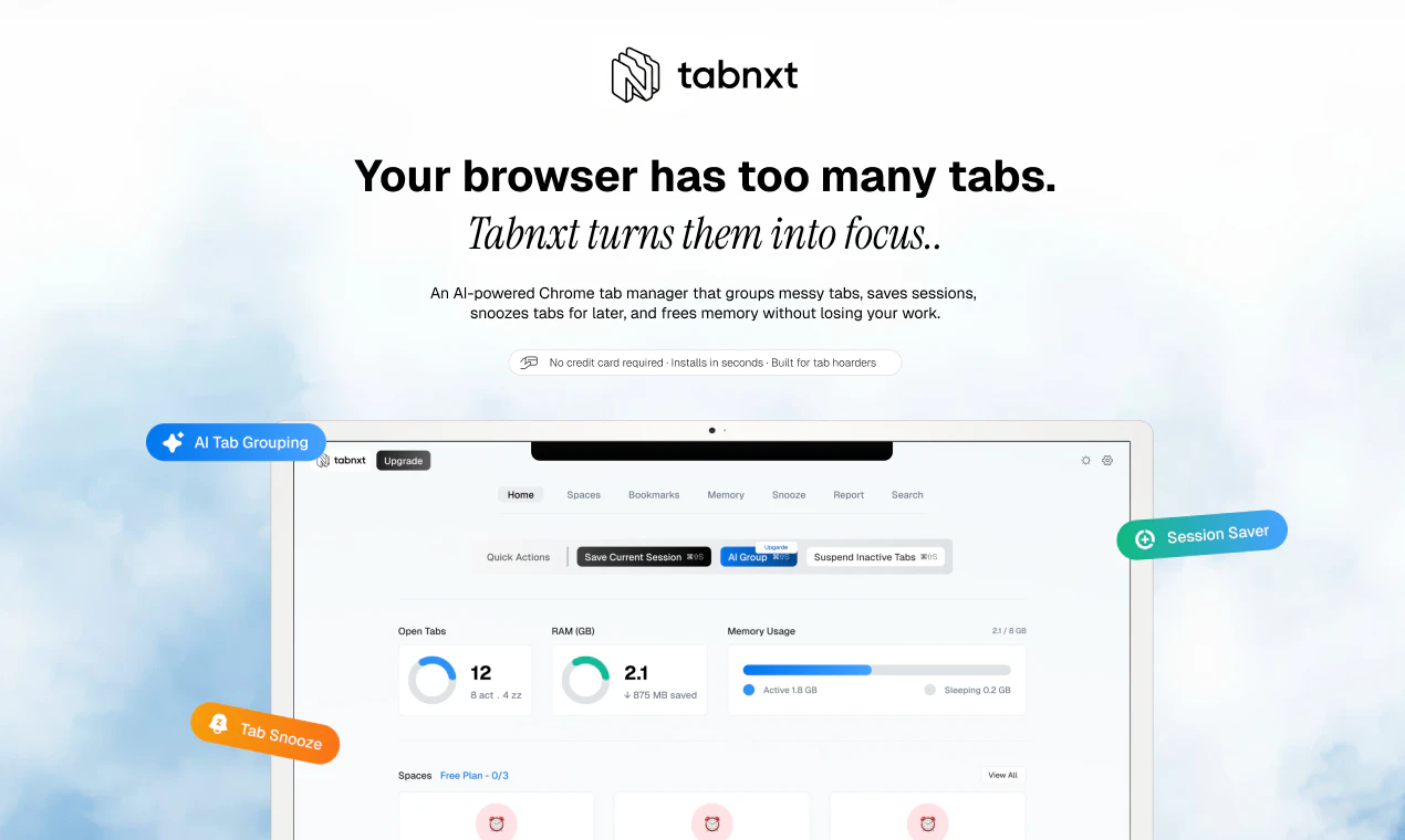 Tabnxt screenshot 1