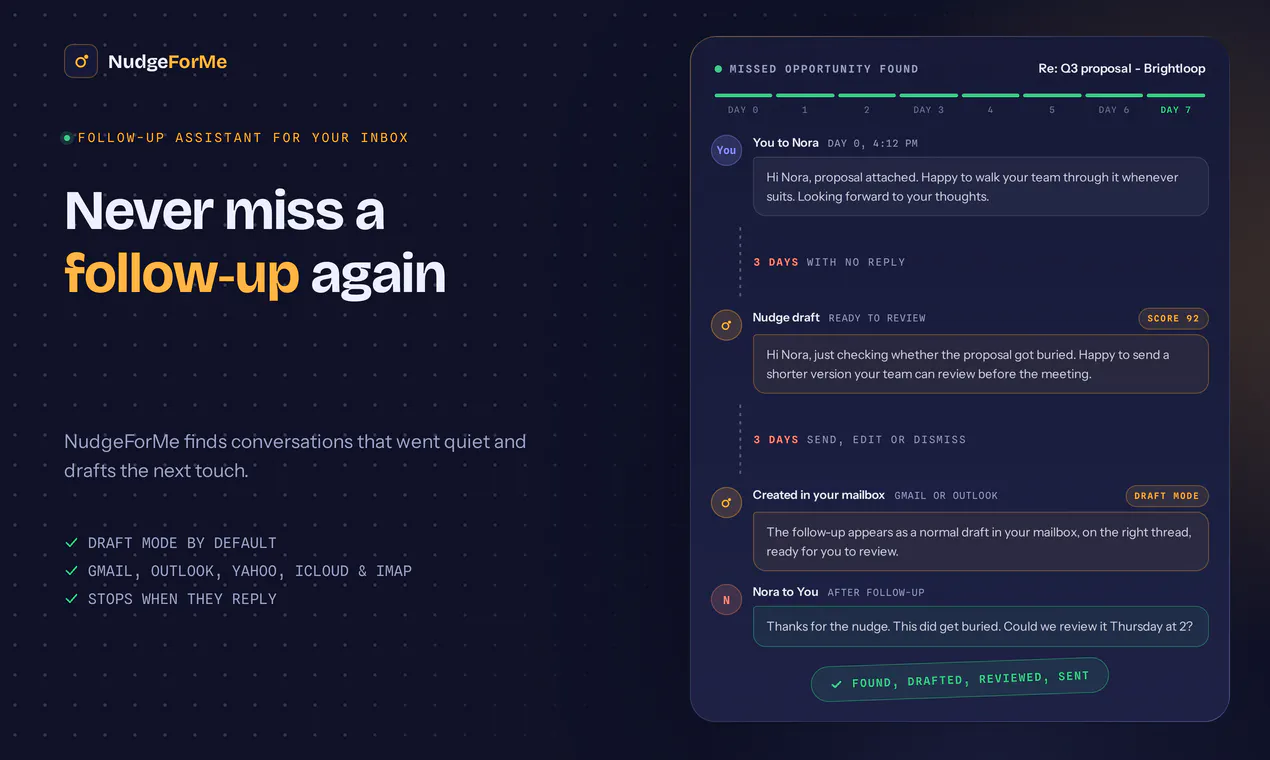 NudgeForMe screenshot 1