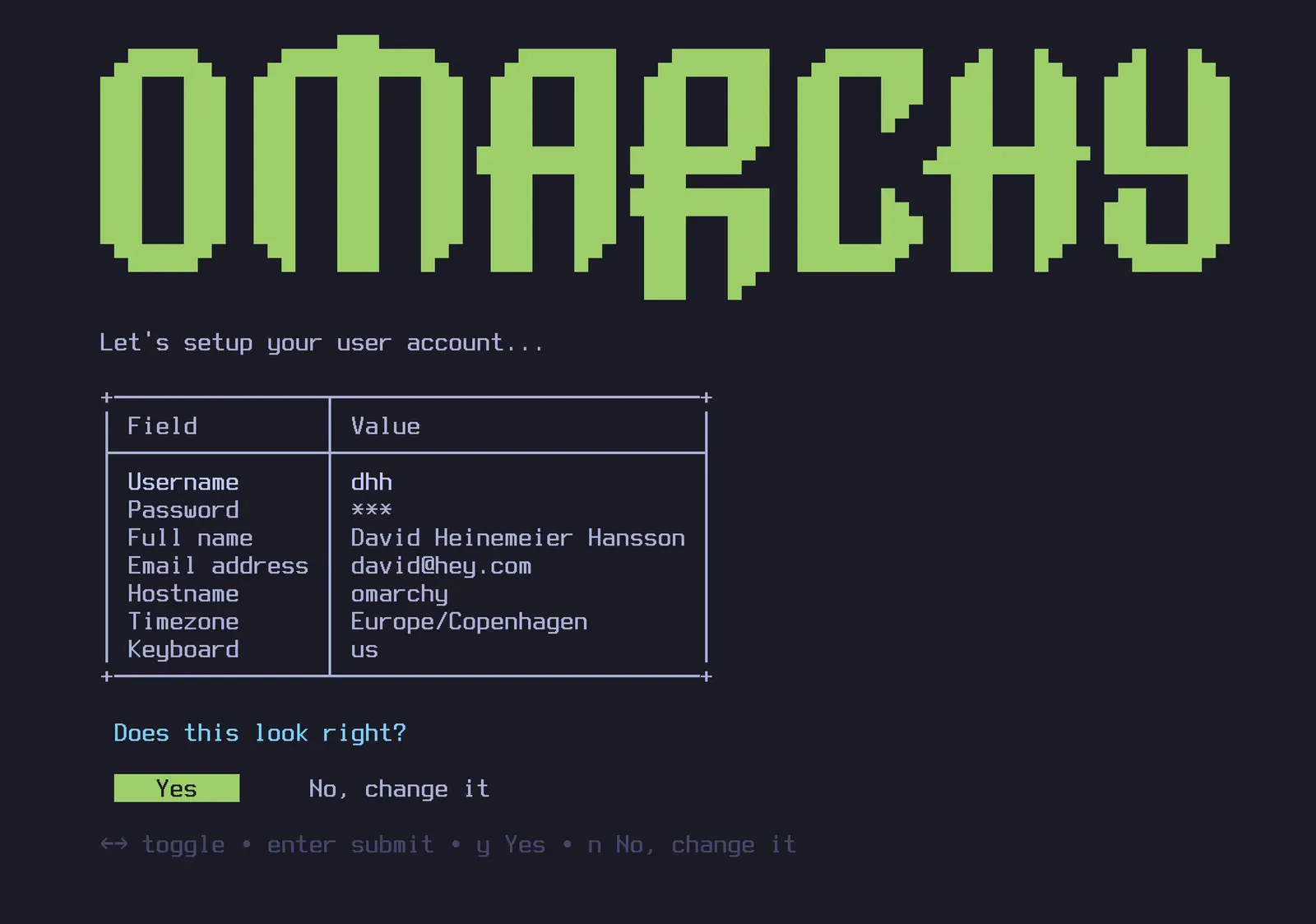 Omarchy screenshot 1