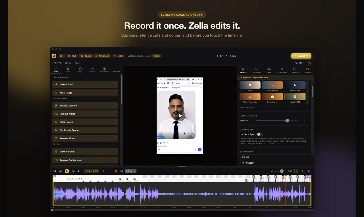 Zella screenshot 1