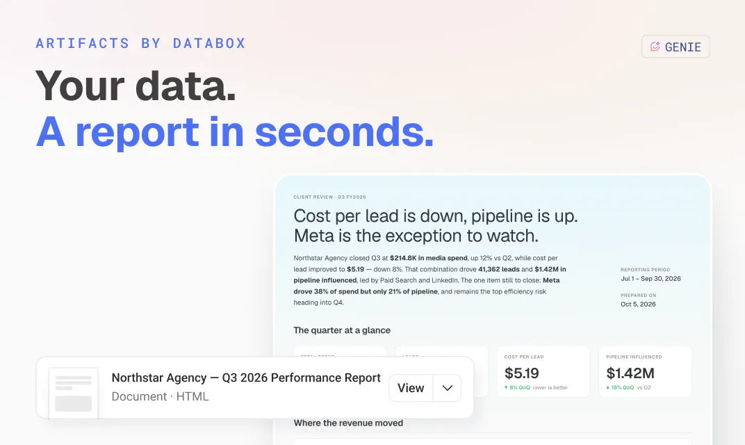 Artifacts by Databox screenshot 1