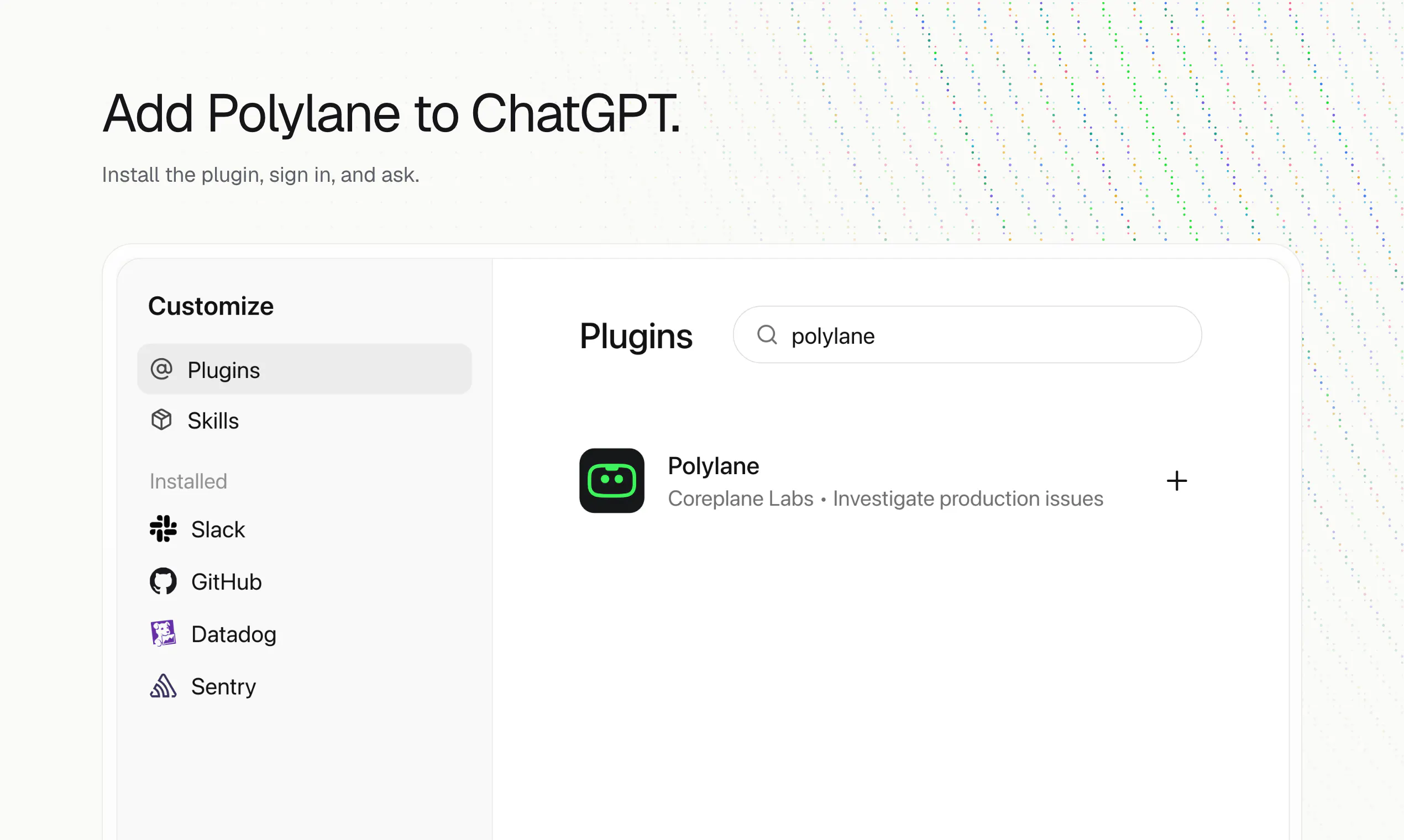 Polylane for ChatGPT screenshot 1