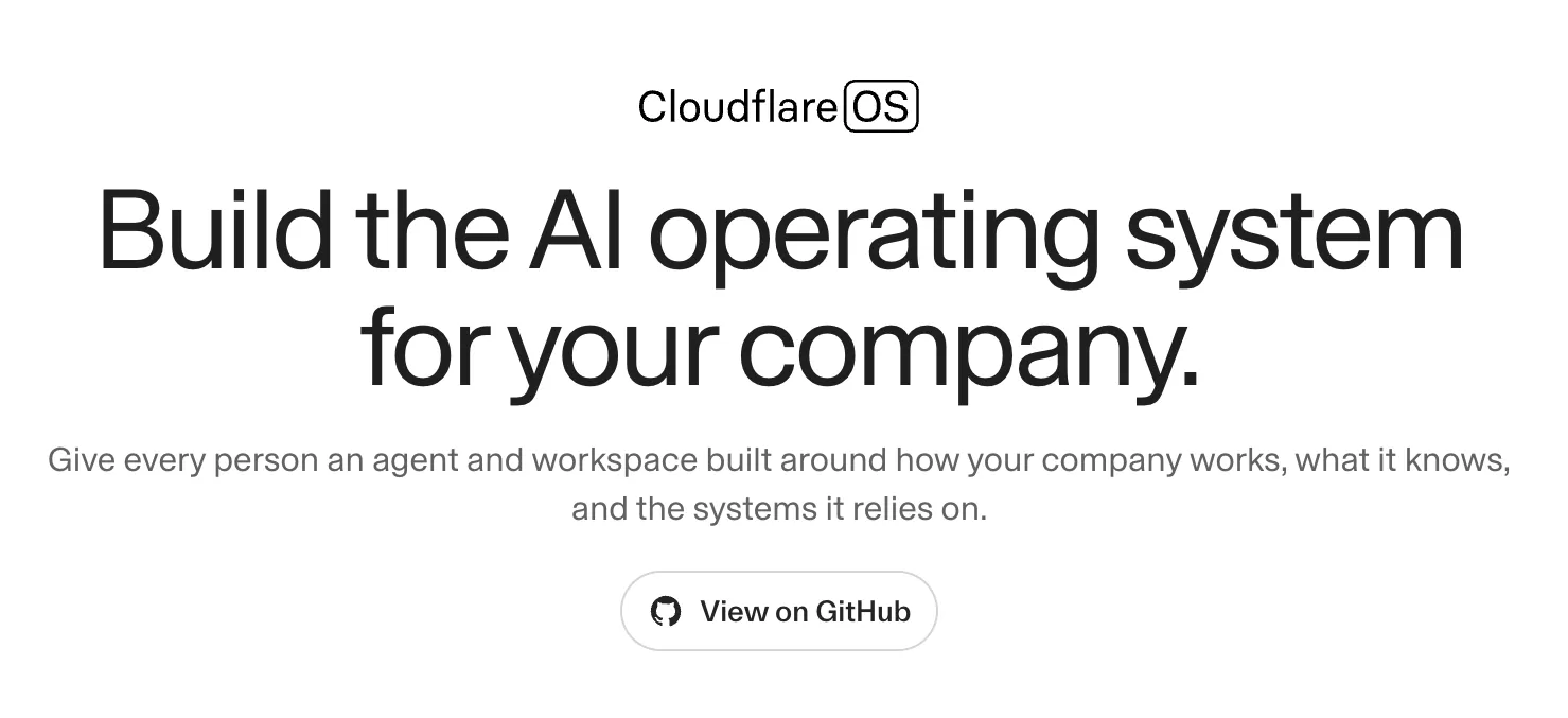Cloudflare OS screenshot 1