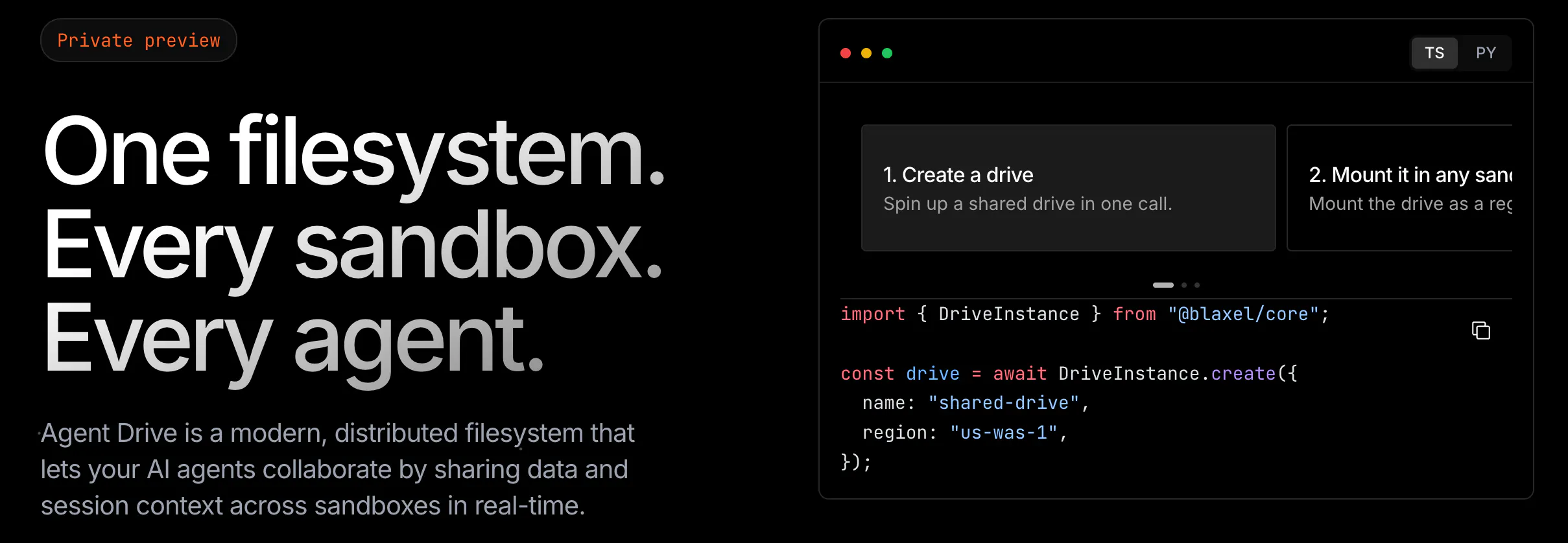 Blaxel Agent Drive screenshot 1