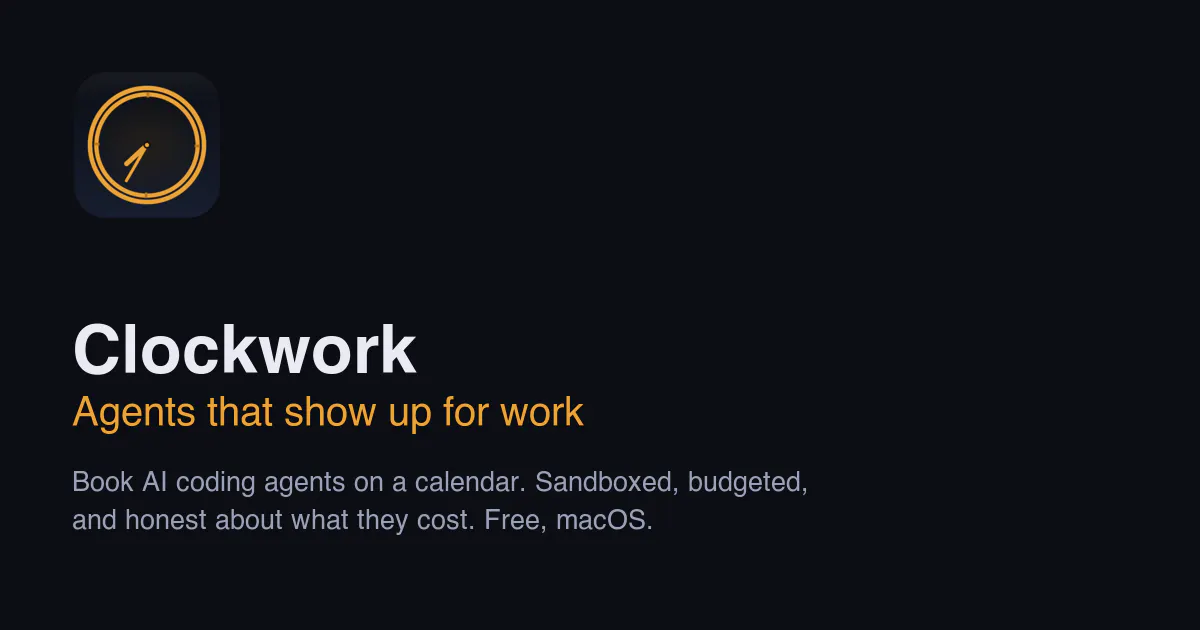 Clockwork screenshot 1