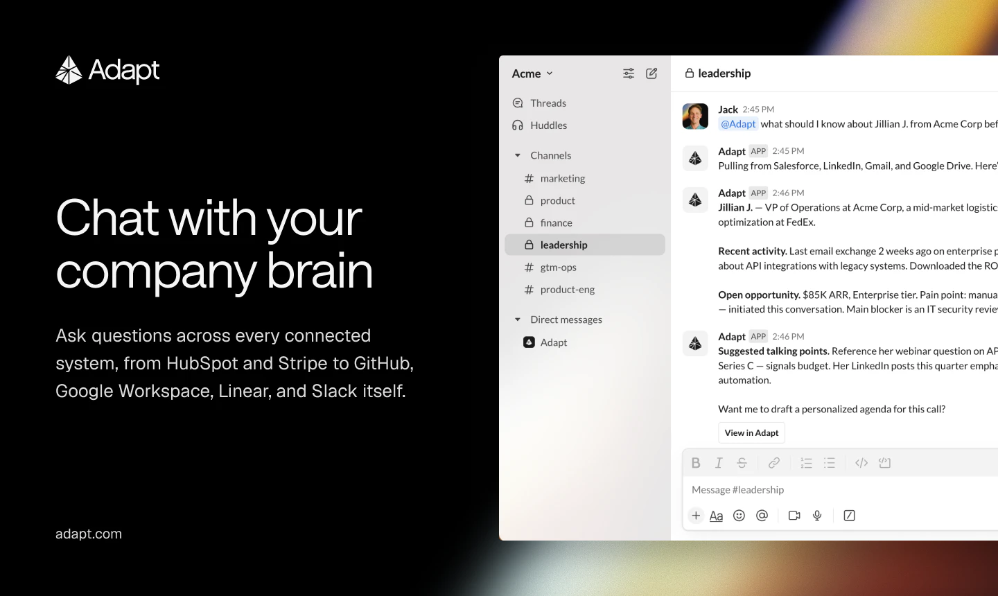 Adapt screenshot 1