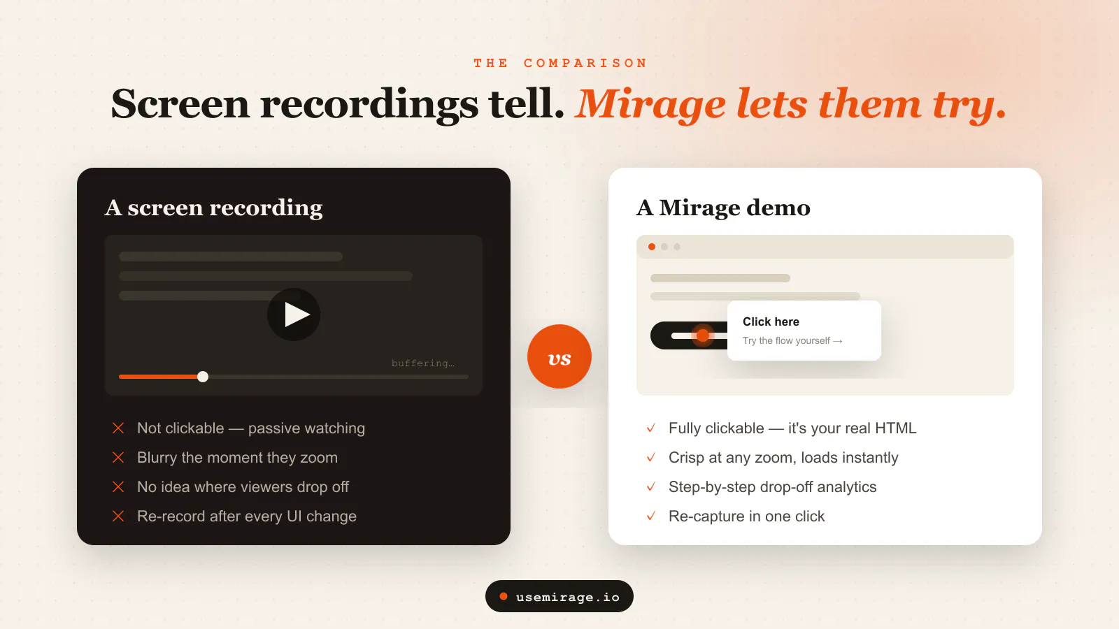 Mirage screenshot 1