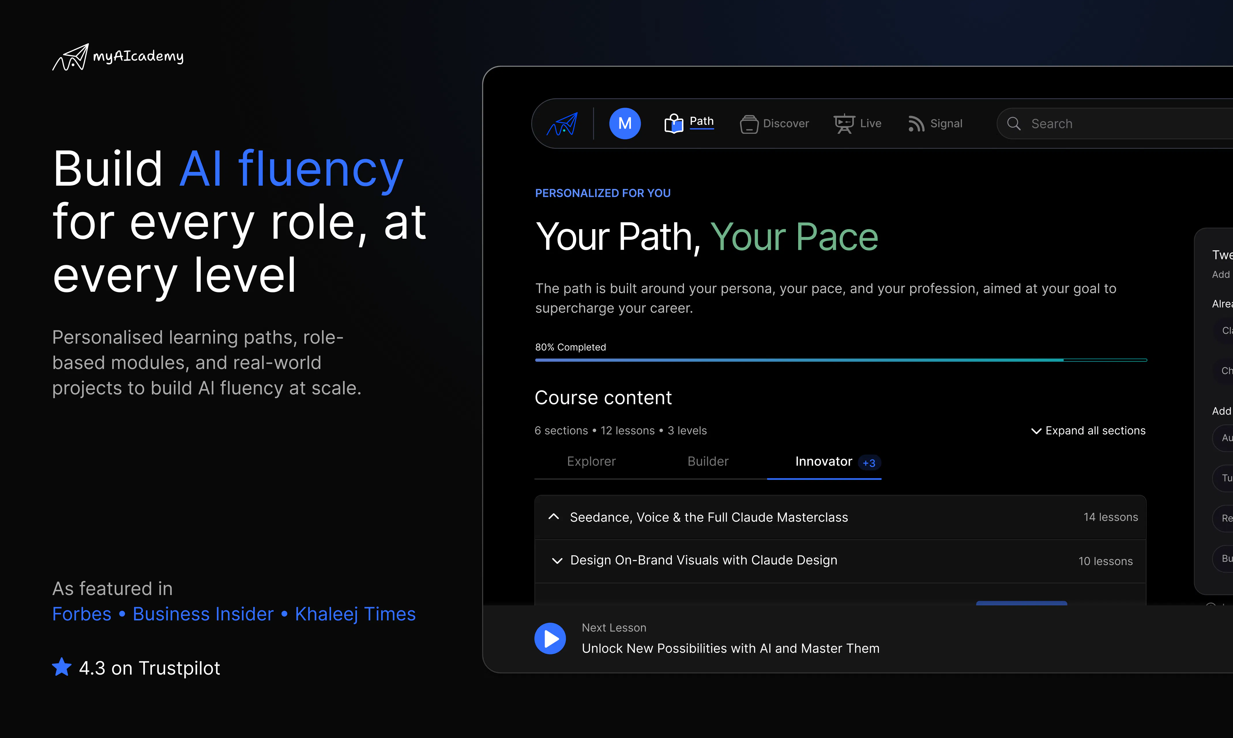 myAIcademy screenshot 1