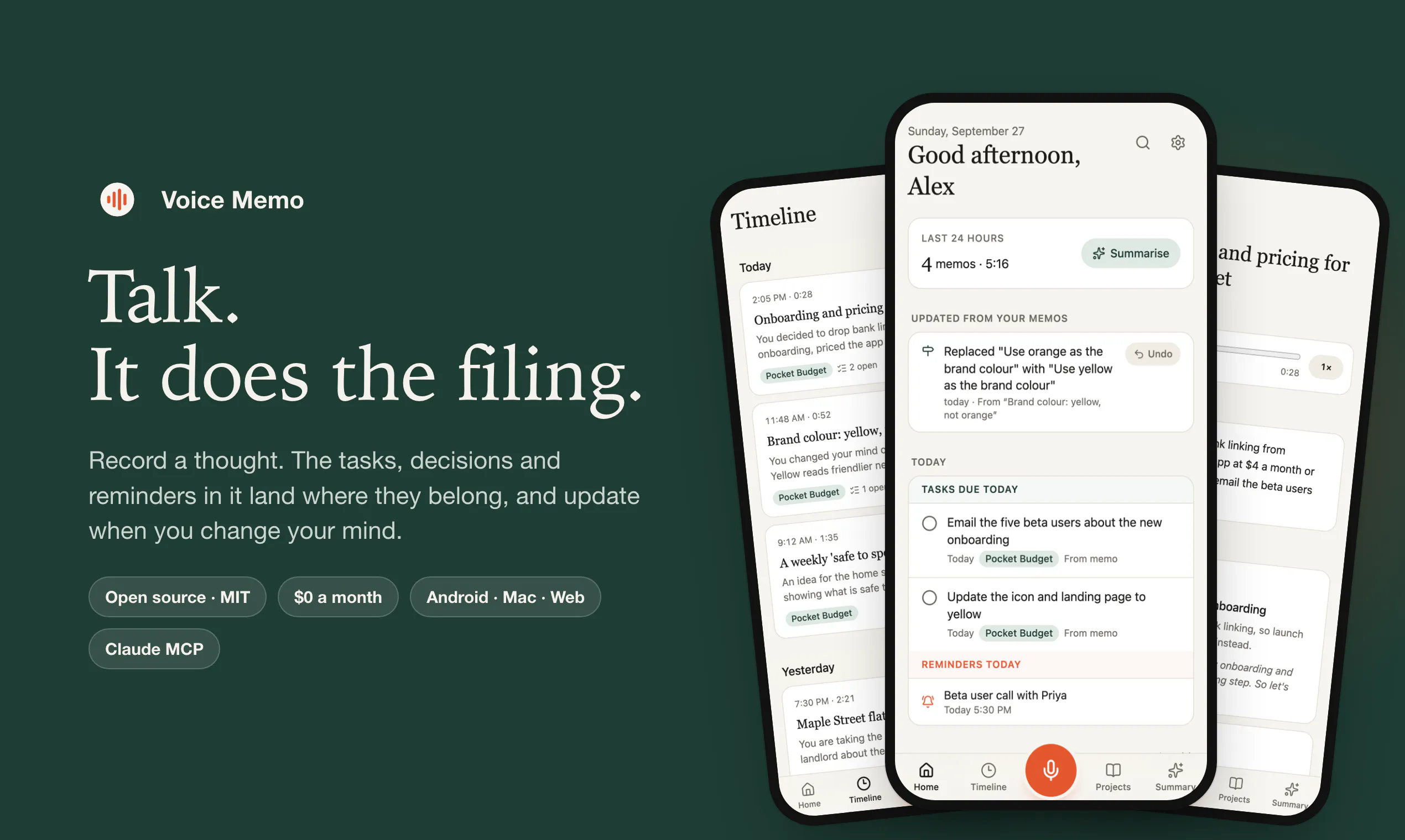Voice Memo screenshot 1