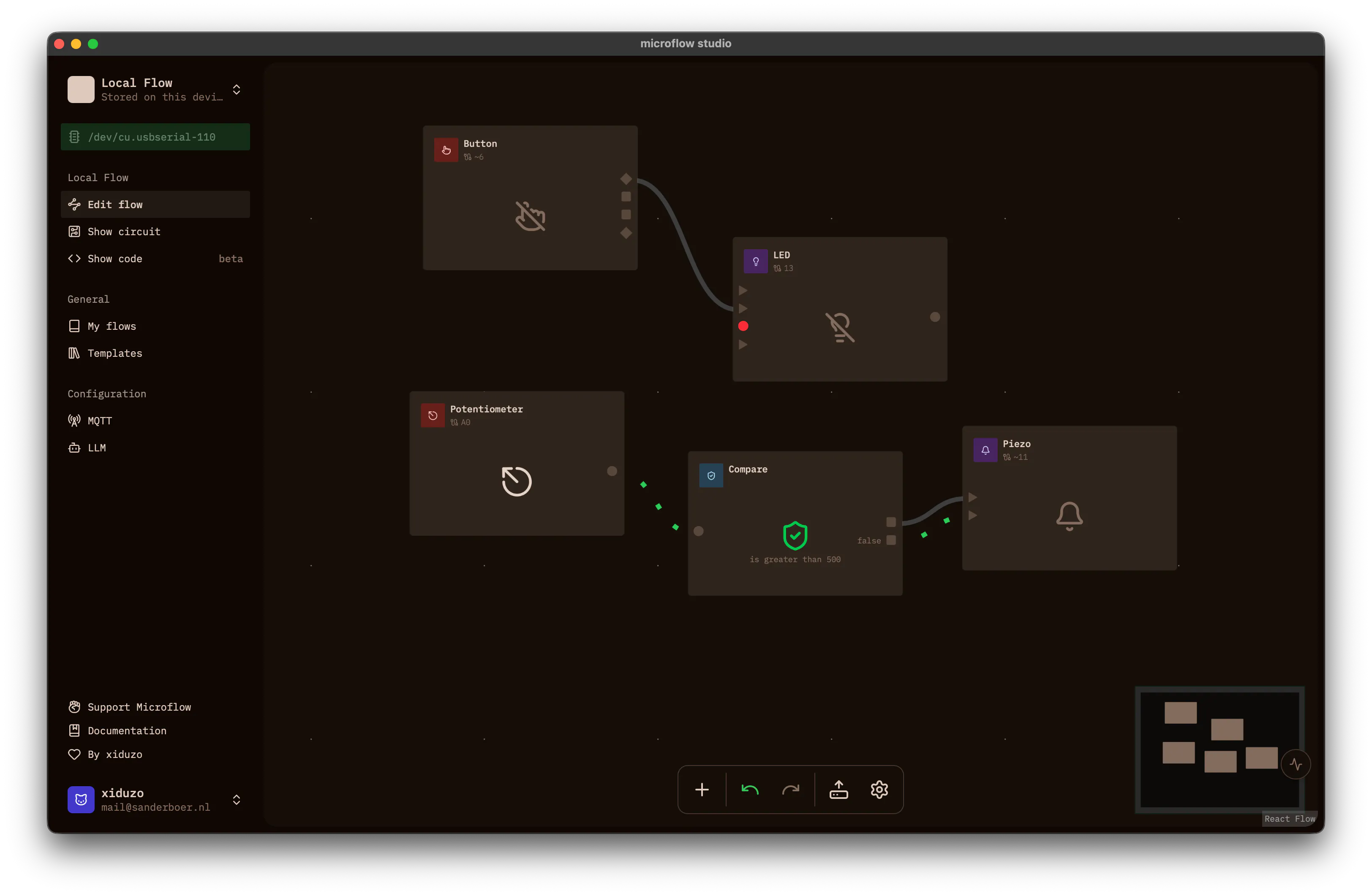 Microflow screenshot 1