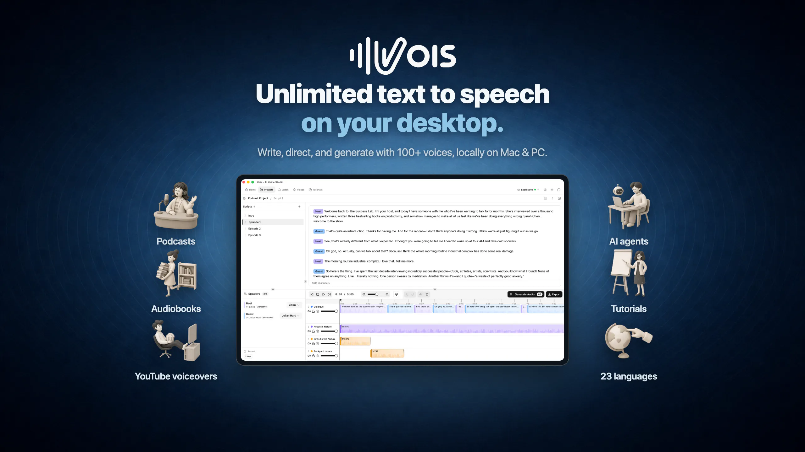 Vois 2.0 screenshot 1