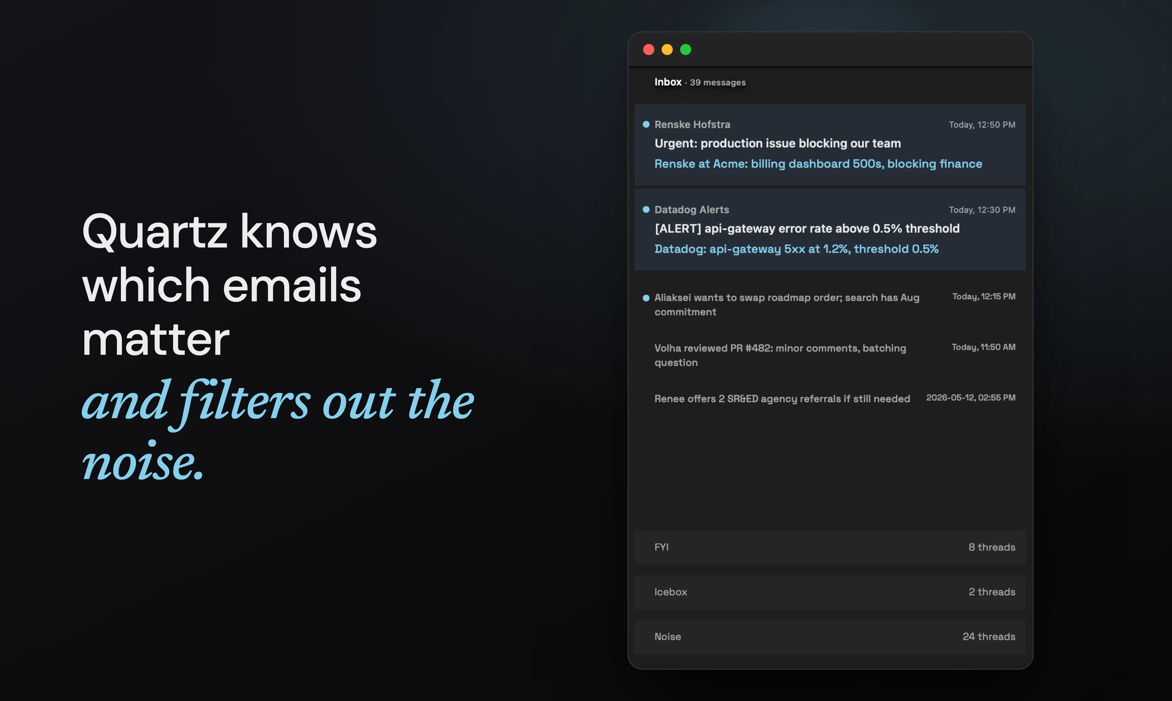 Quartz screenshot 1