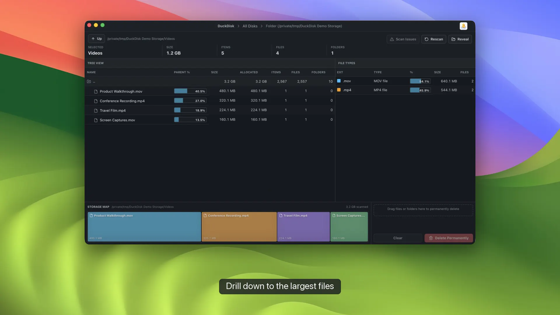 DuckDisk screenshot 1