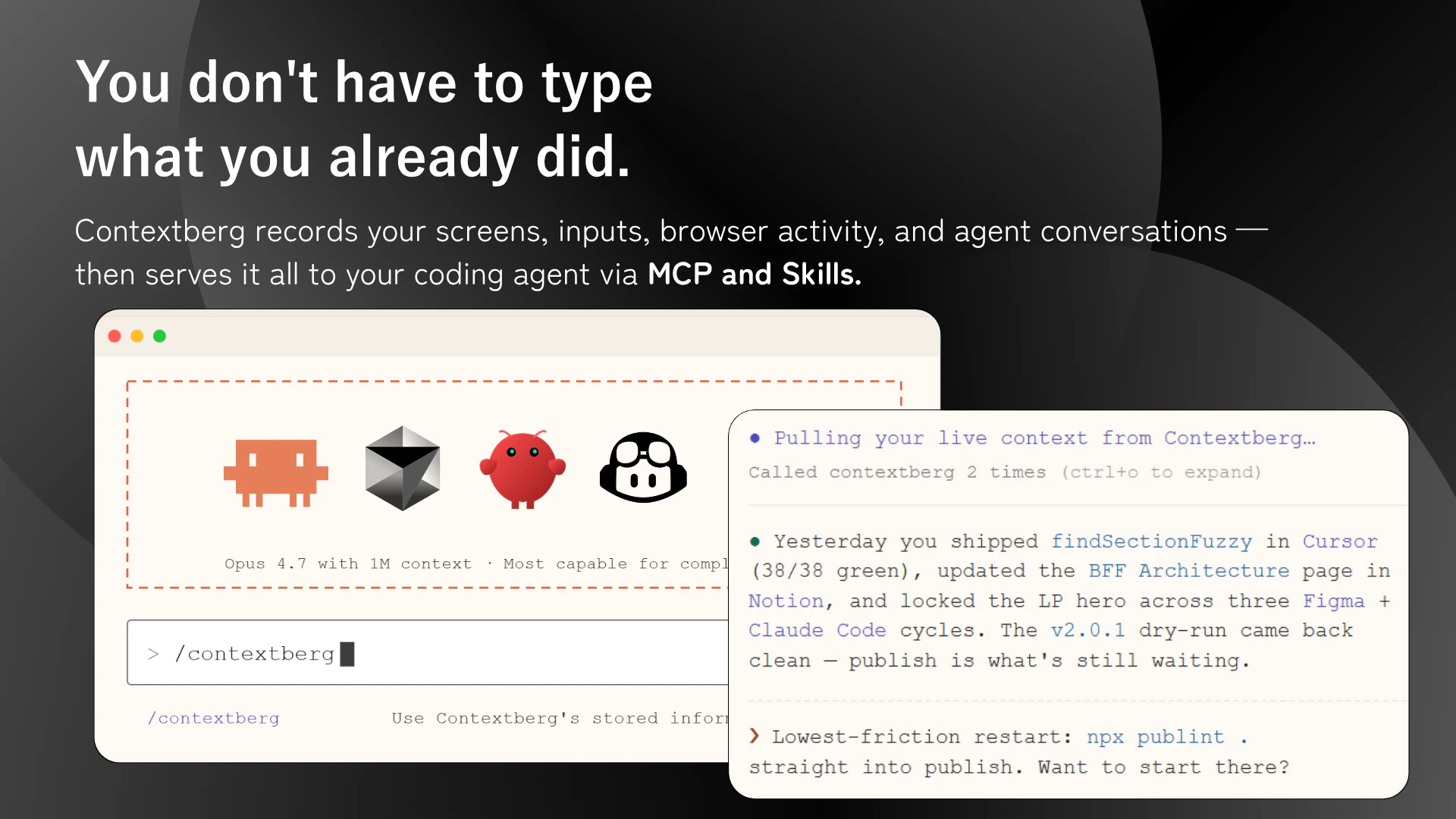 Contextberg screenshot 1