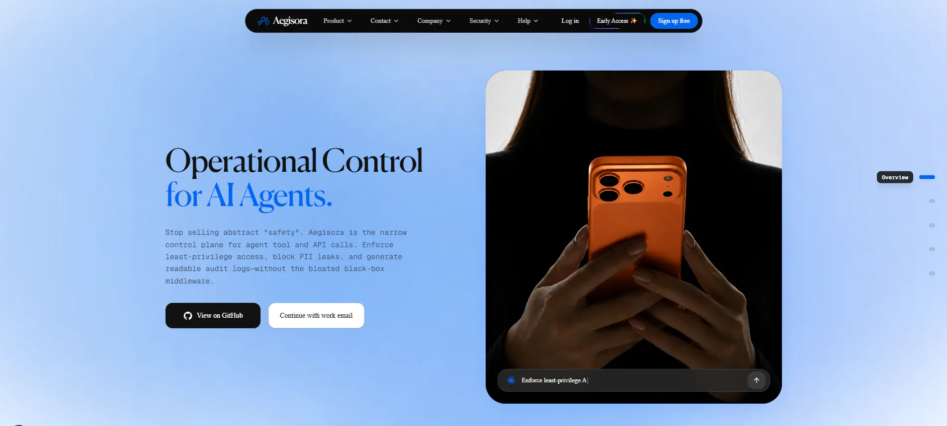 Aegisora screenshot 1
