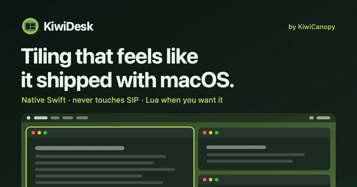 KiwiDesk screenshot 1