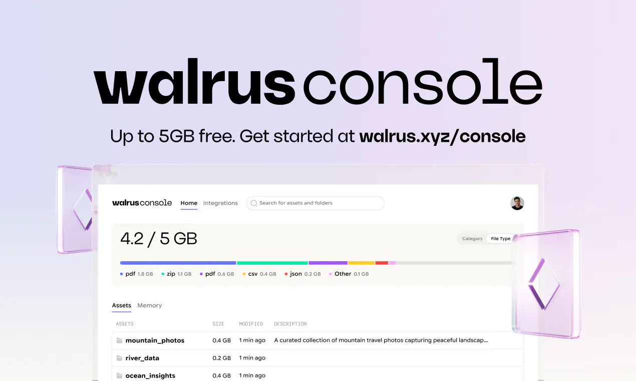 Walrus Console screenshot 1
