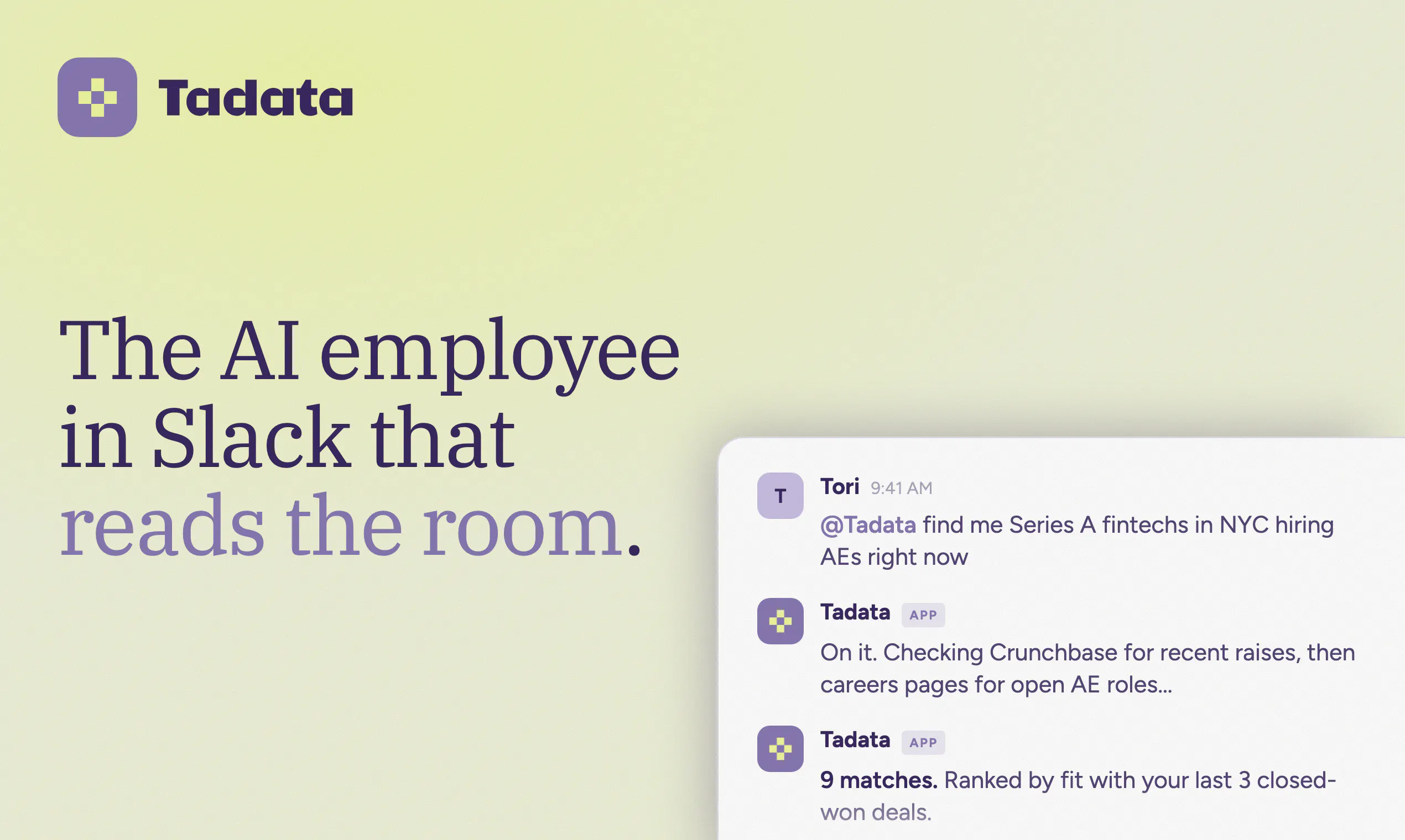 Tadata screenshot 1