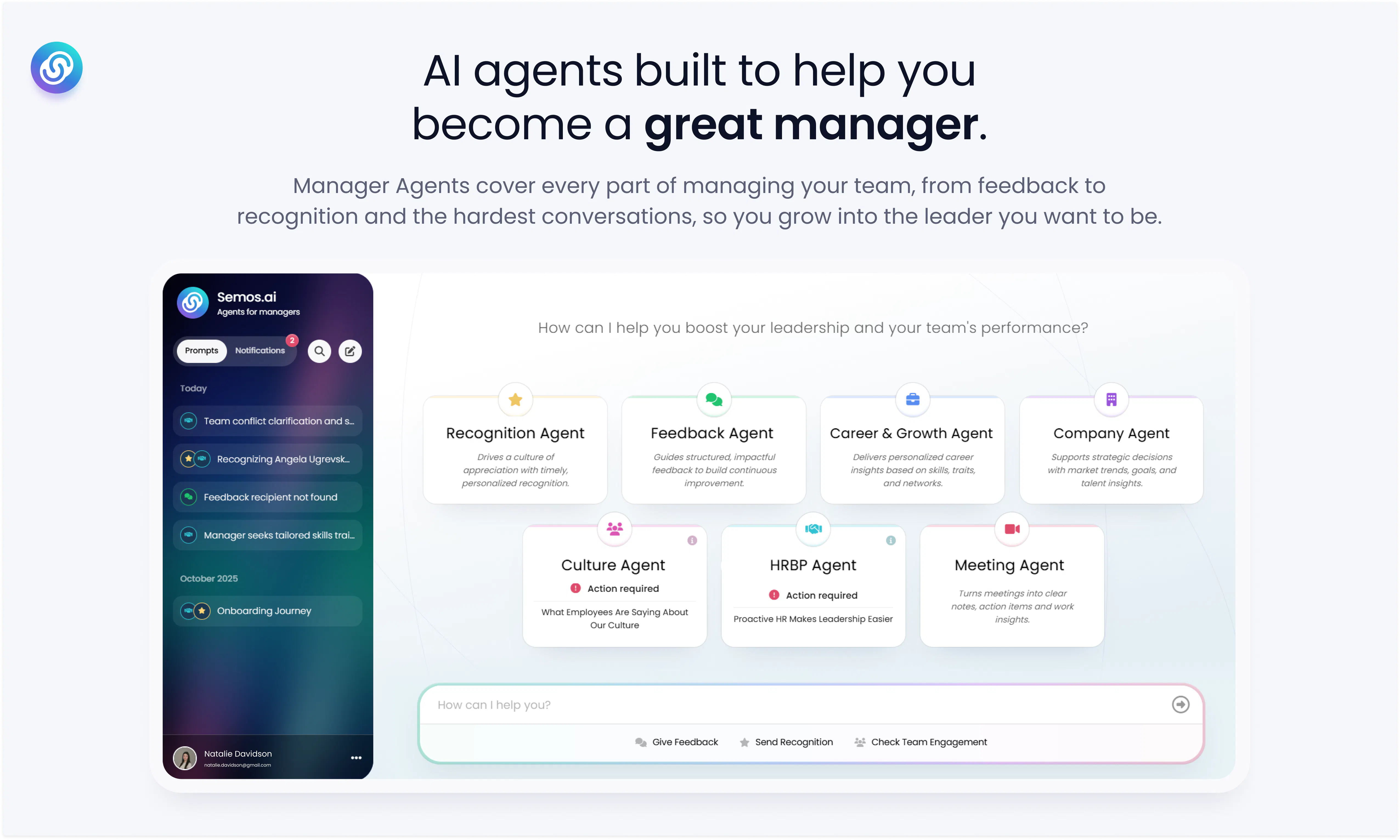Semos.ai Manager Agents screenshot 1