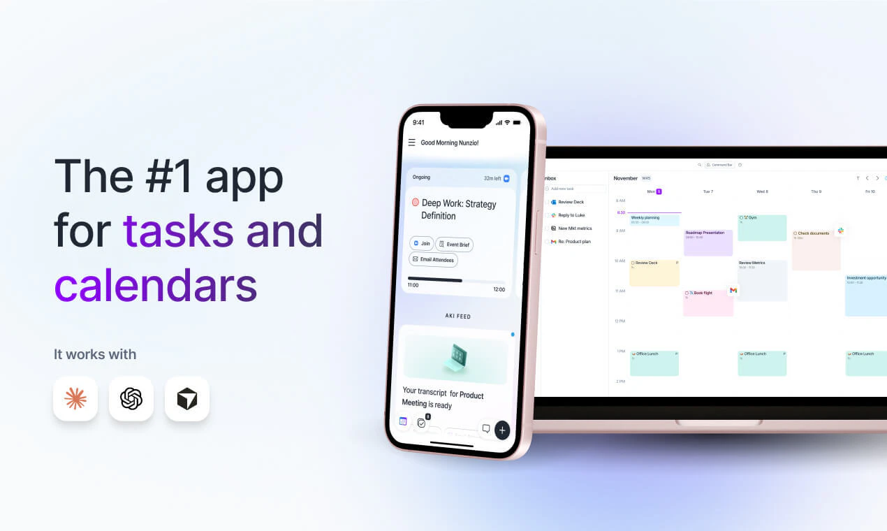 Akiflow - The Time Blocking App screenshot 1
