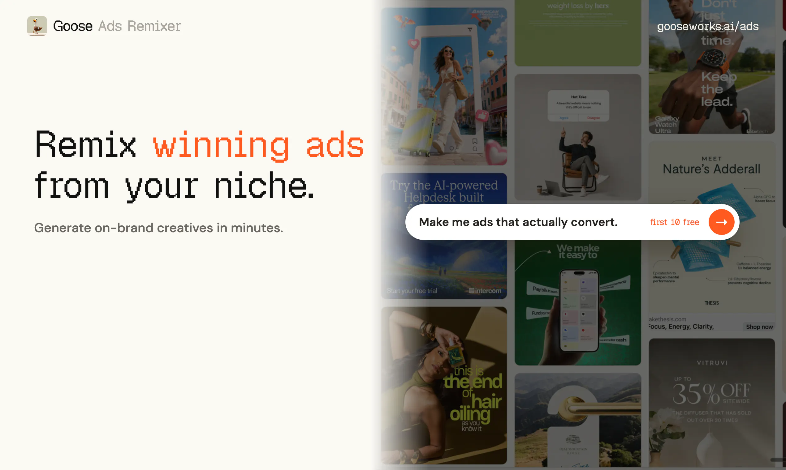 Goose Ads Remixer screenshot 1