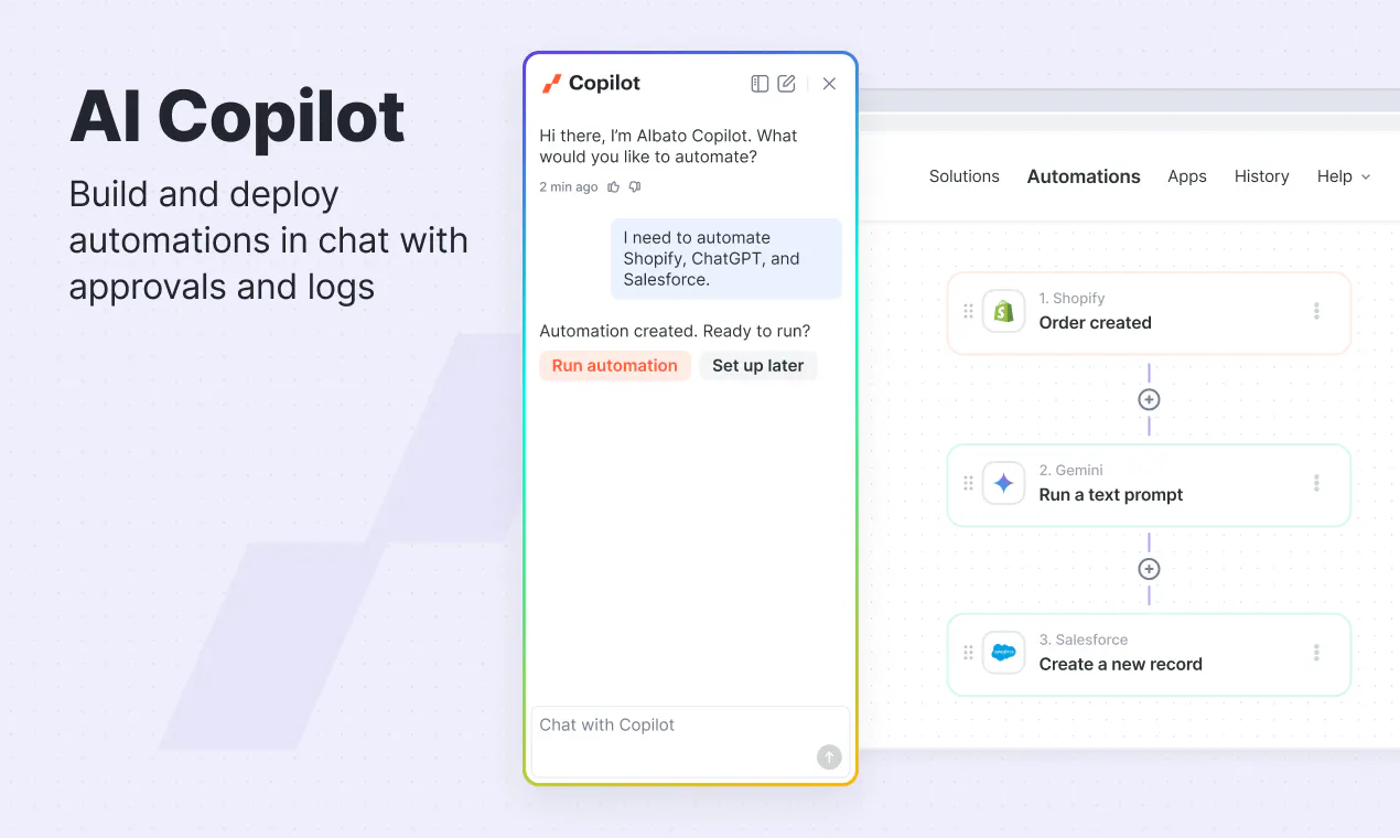 Albato AI screenshot 1