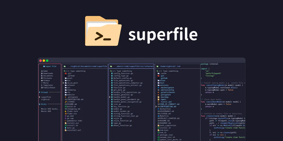 superfile screenshot 1