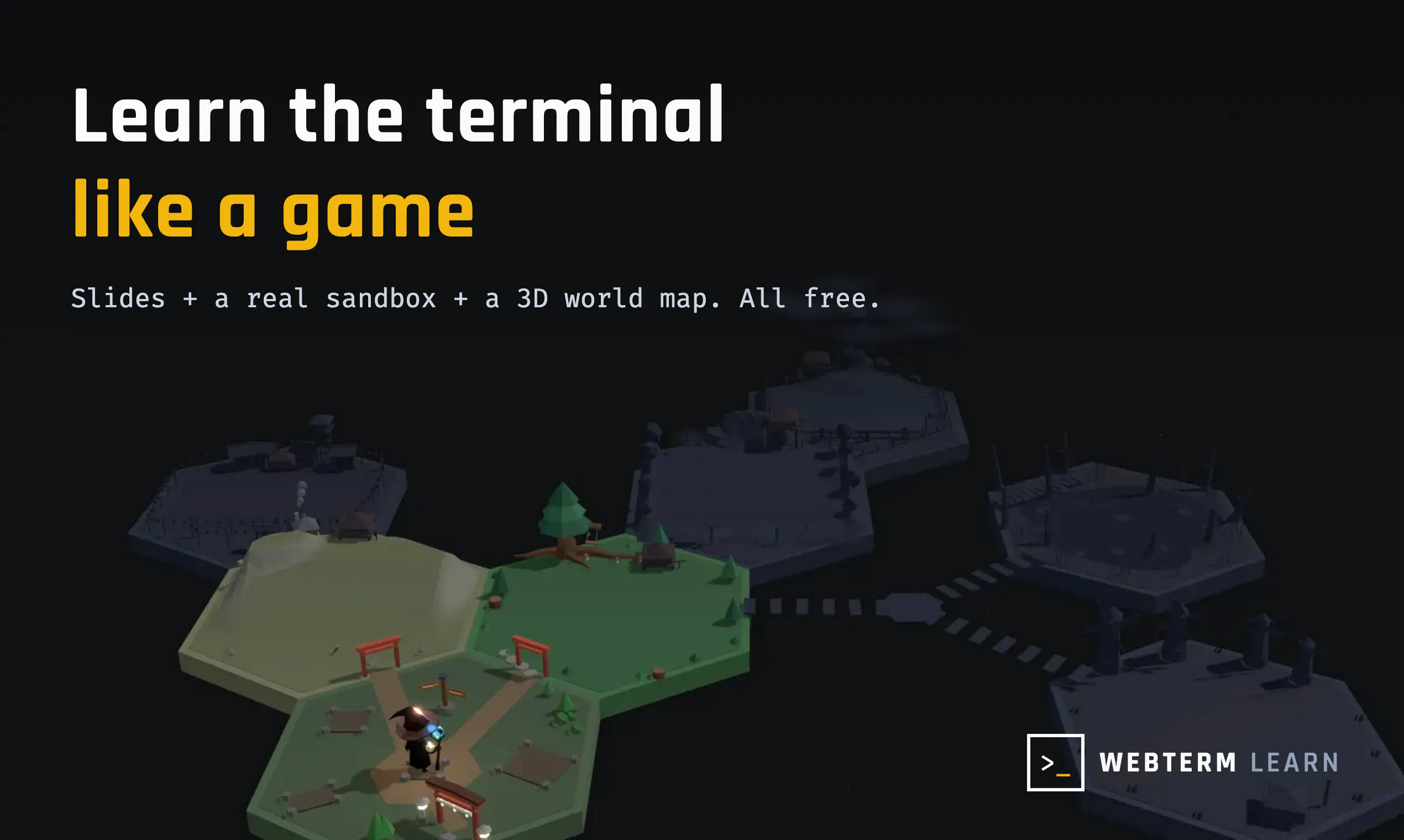 WebTerm Learn screenshot 1