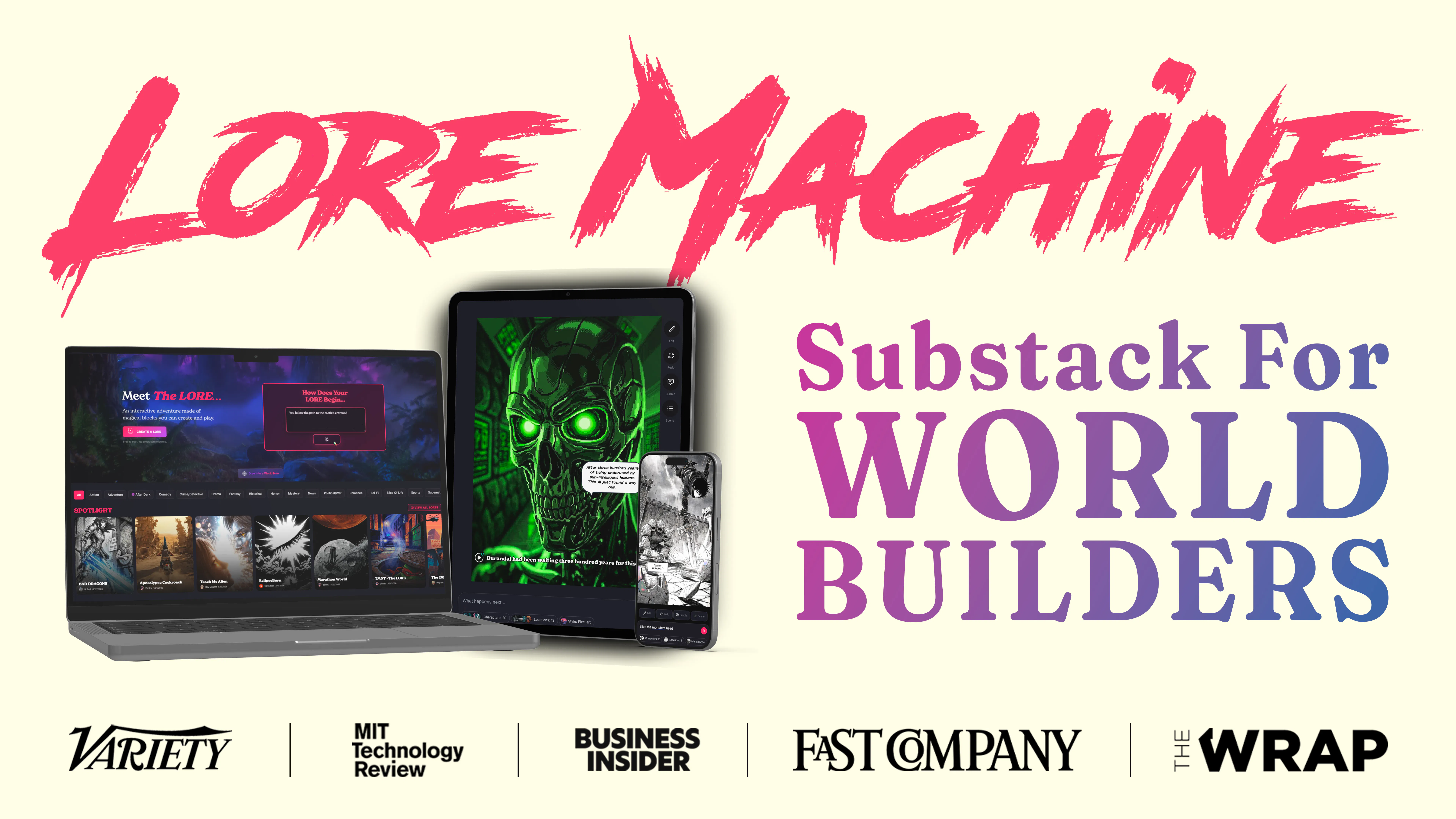 Lore Machine screenshot 1