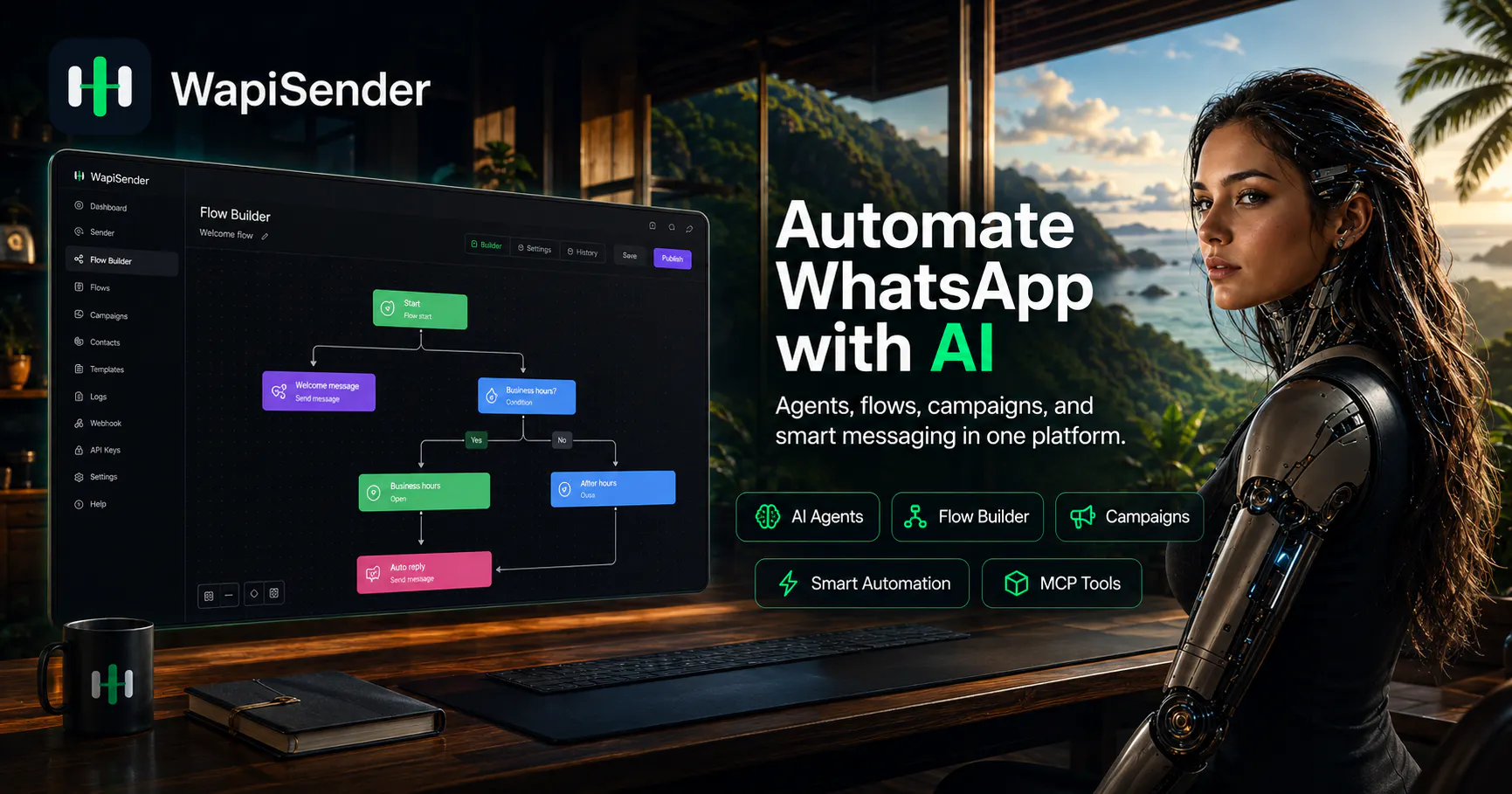 WapiSender screenshot 1