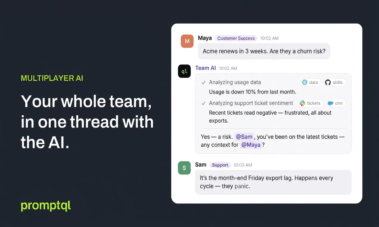PromptQL screenshot 1