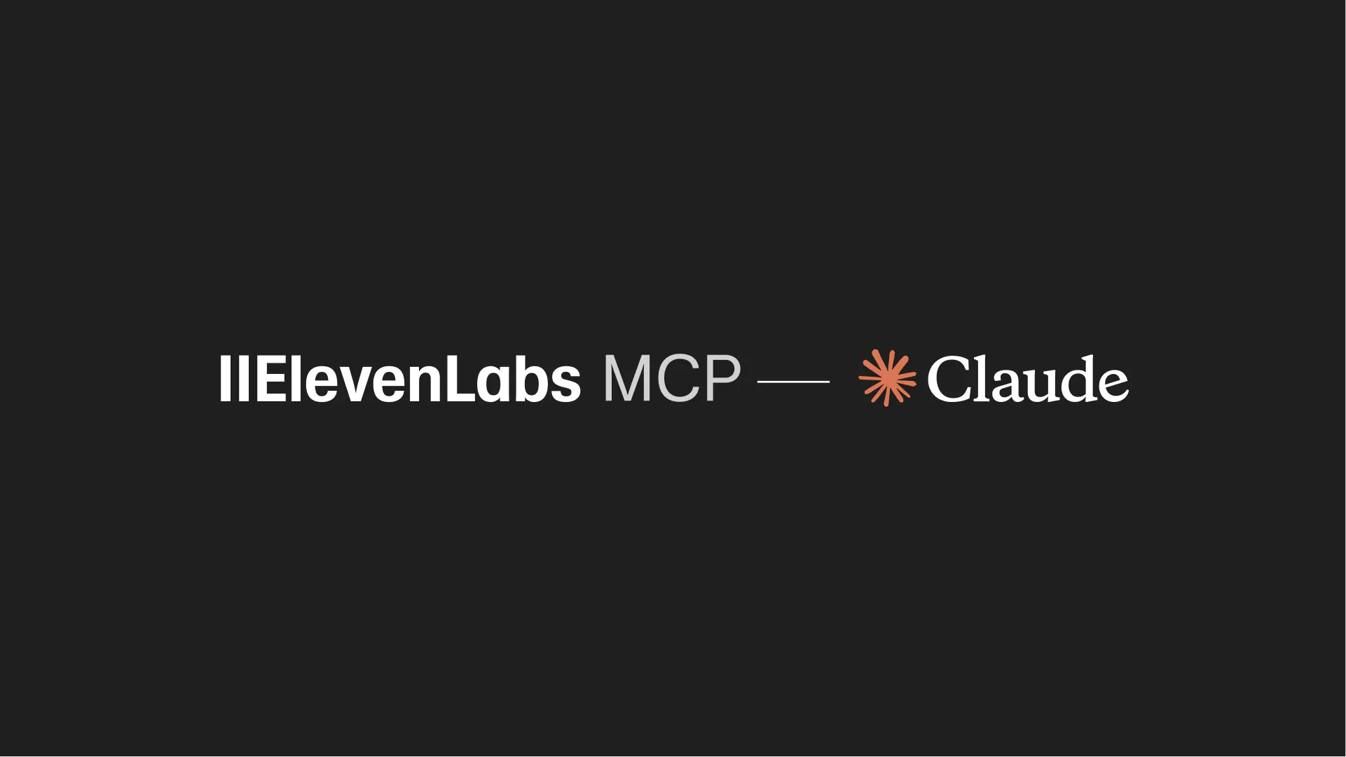ElevenLabs MCP in Claude screenshot 1