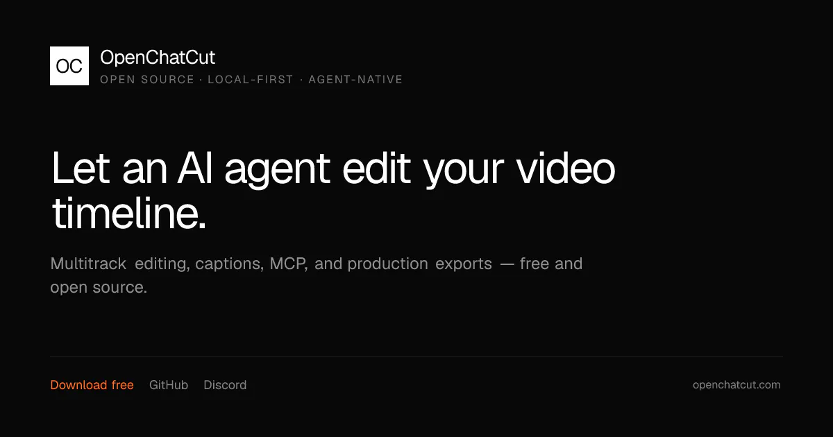 OpenChatCut screenshot 1