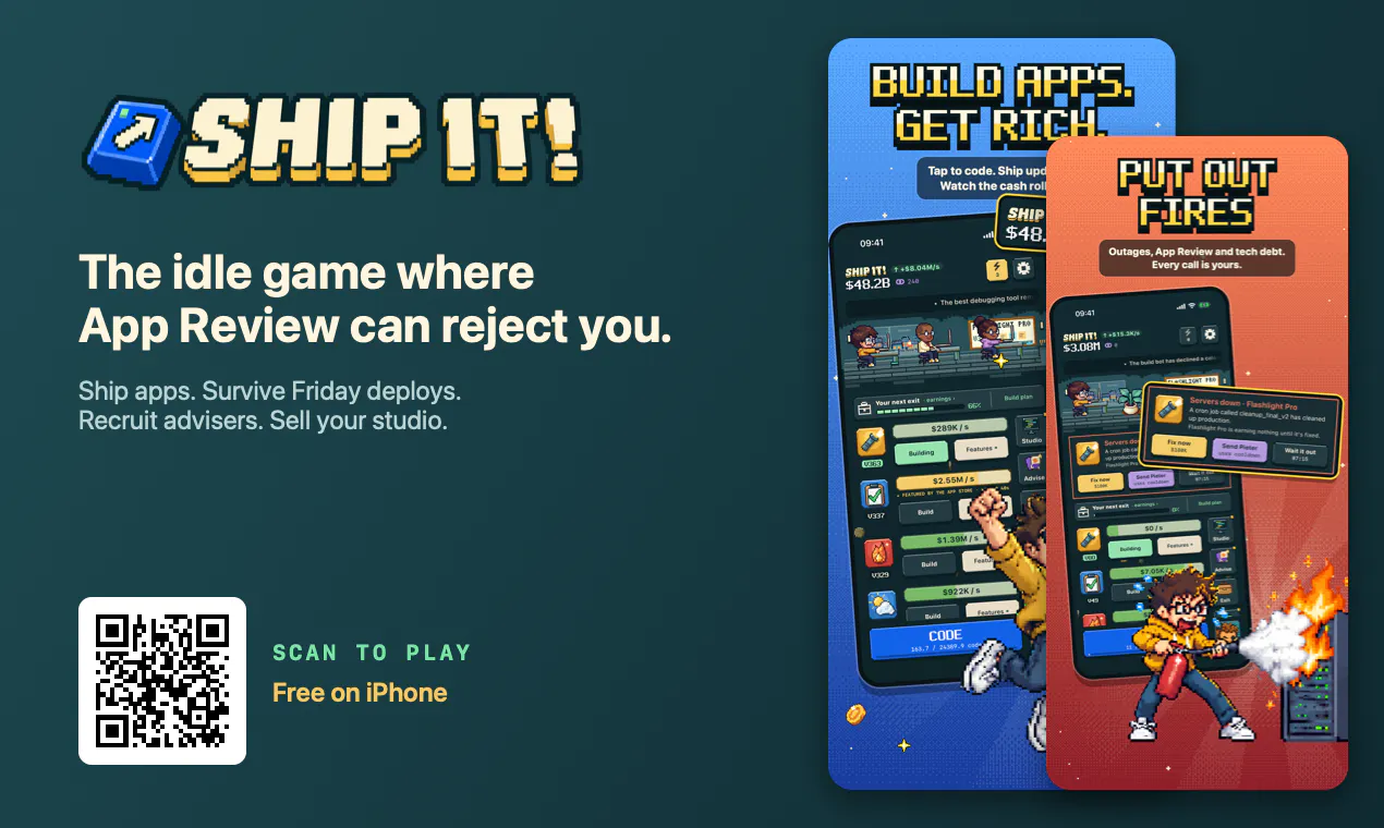 Ship It: Idle Dev Tycoon screenshot 1
