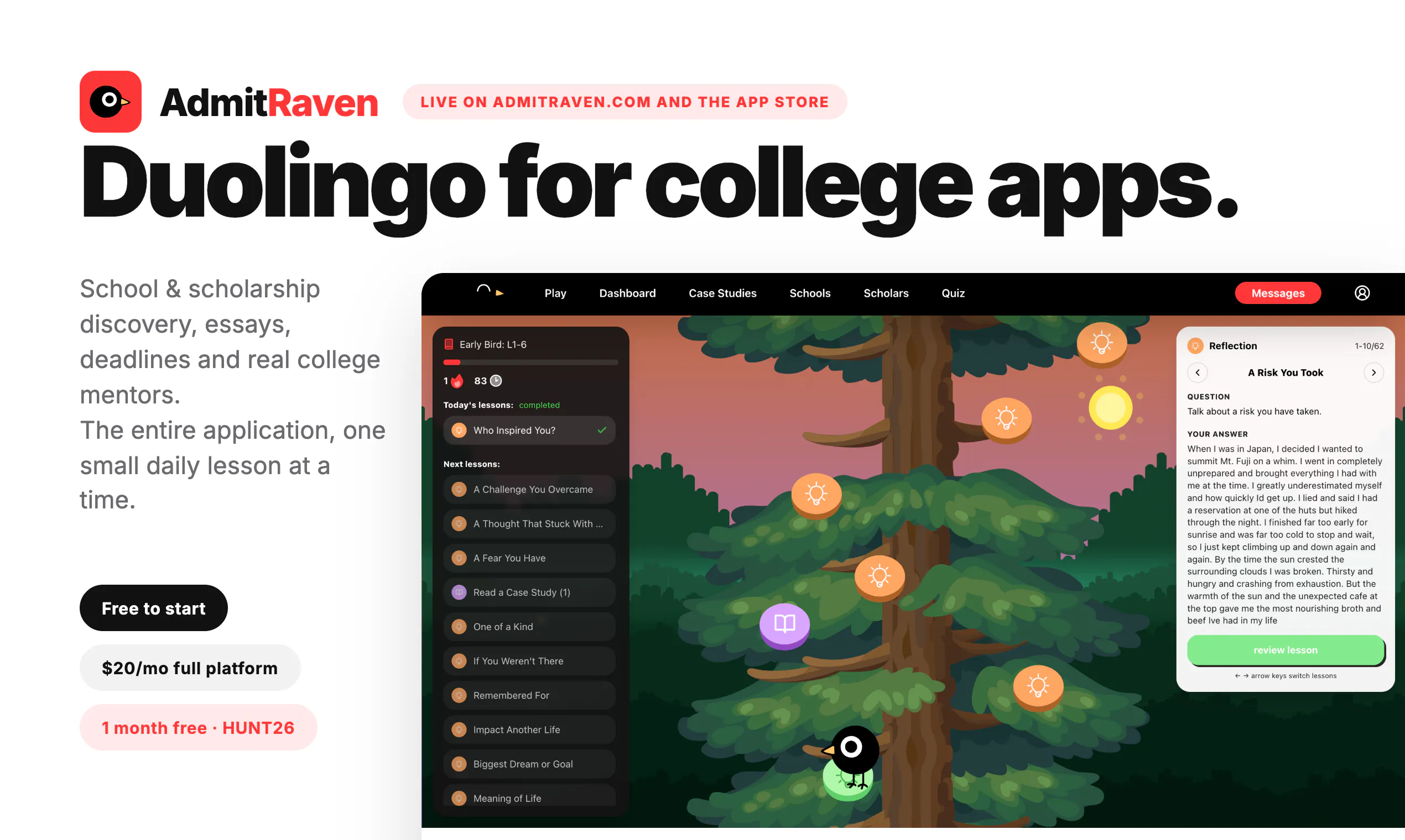 AdmitRaven screenshot 1