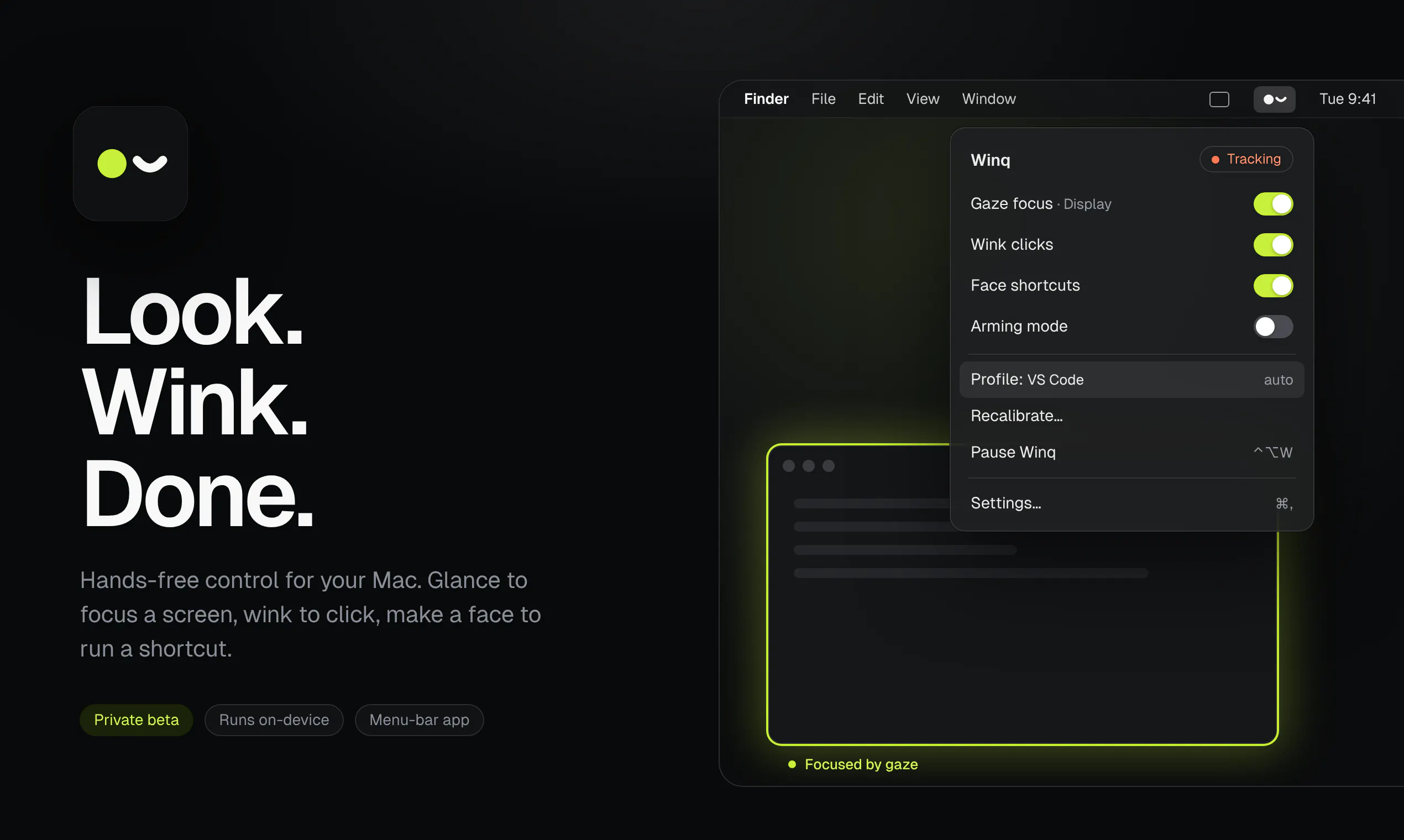 Winq screenshot 1
