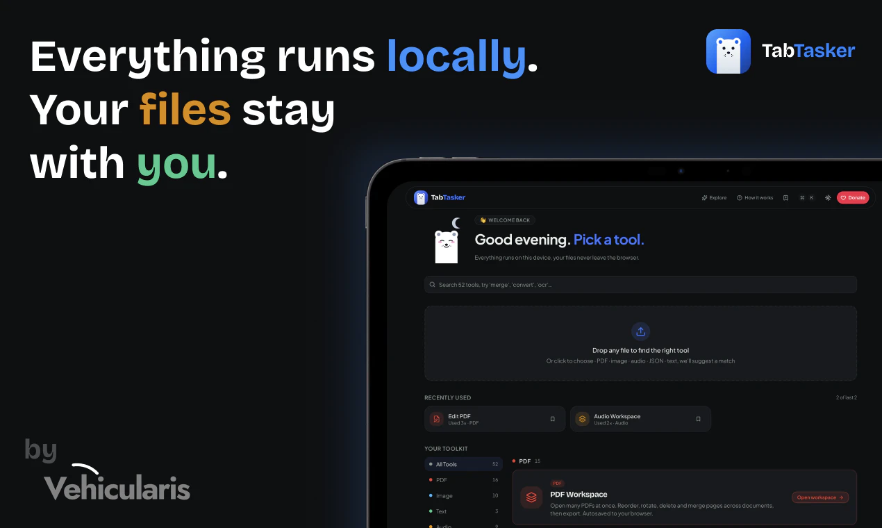 TabTasker screenshot 1