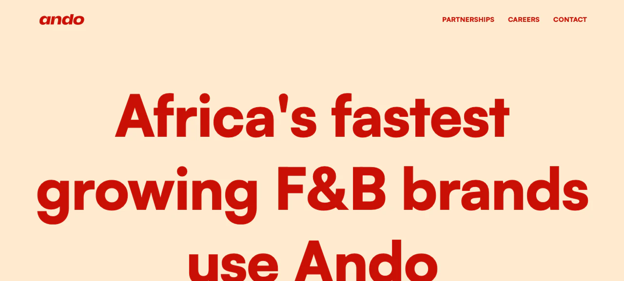 Ando Foods, Inc. screenshot 1