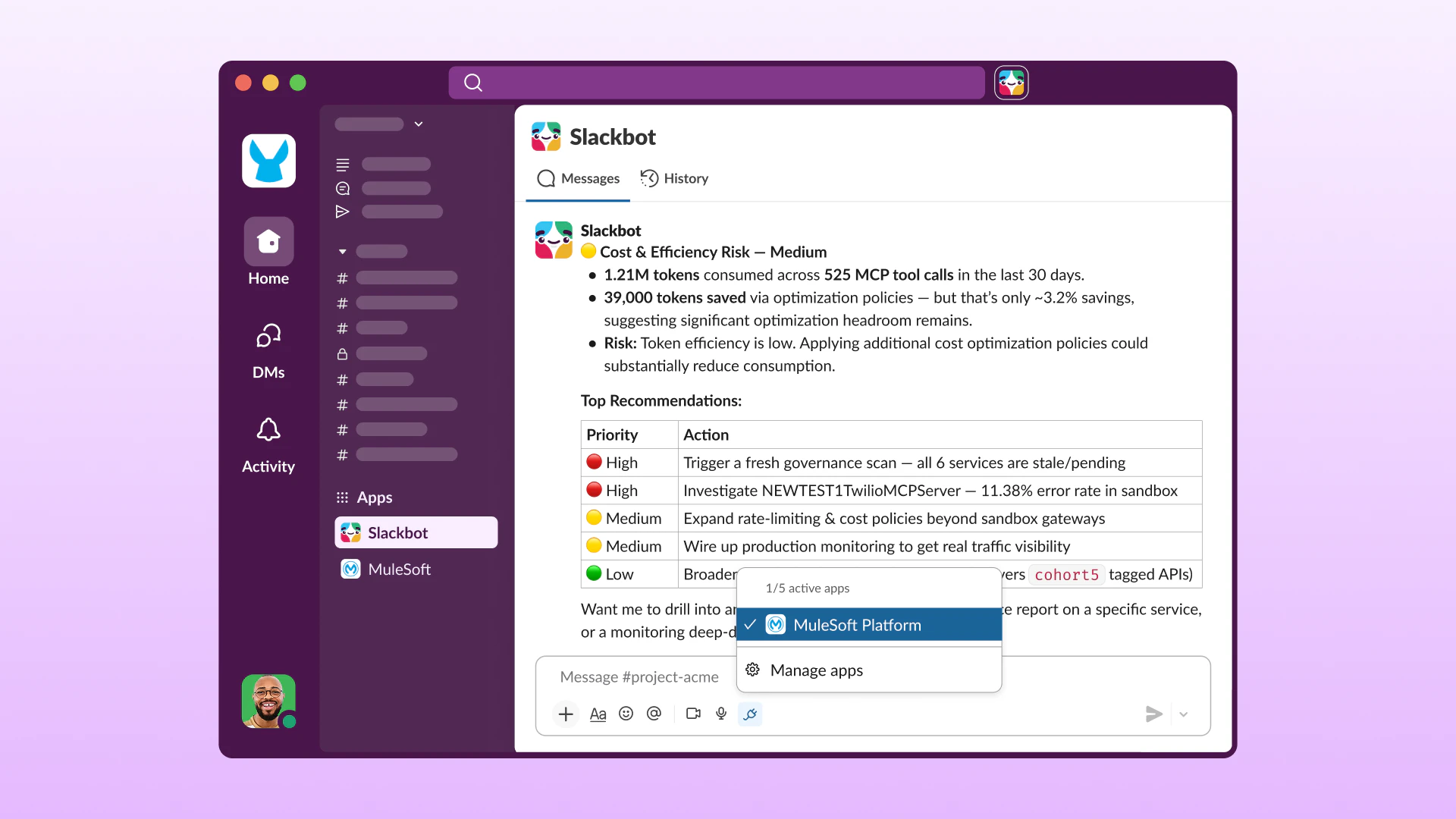 Slackbot’s MCP Client screenshot 1