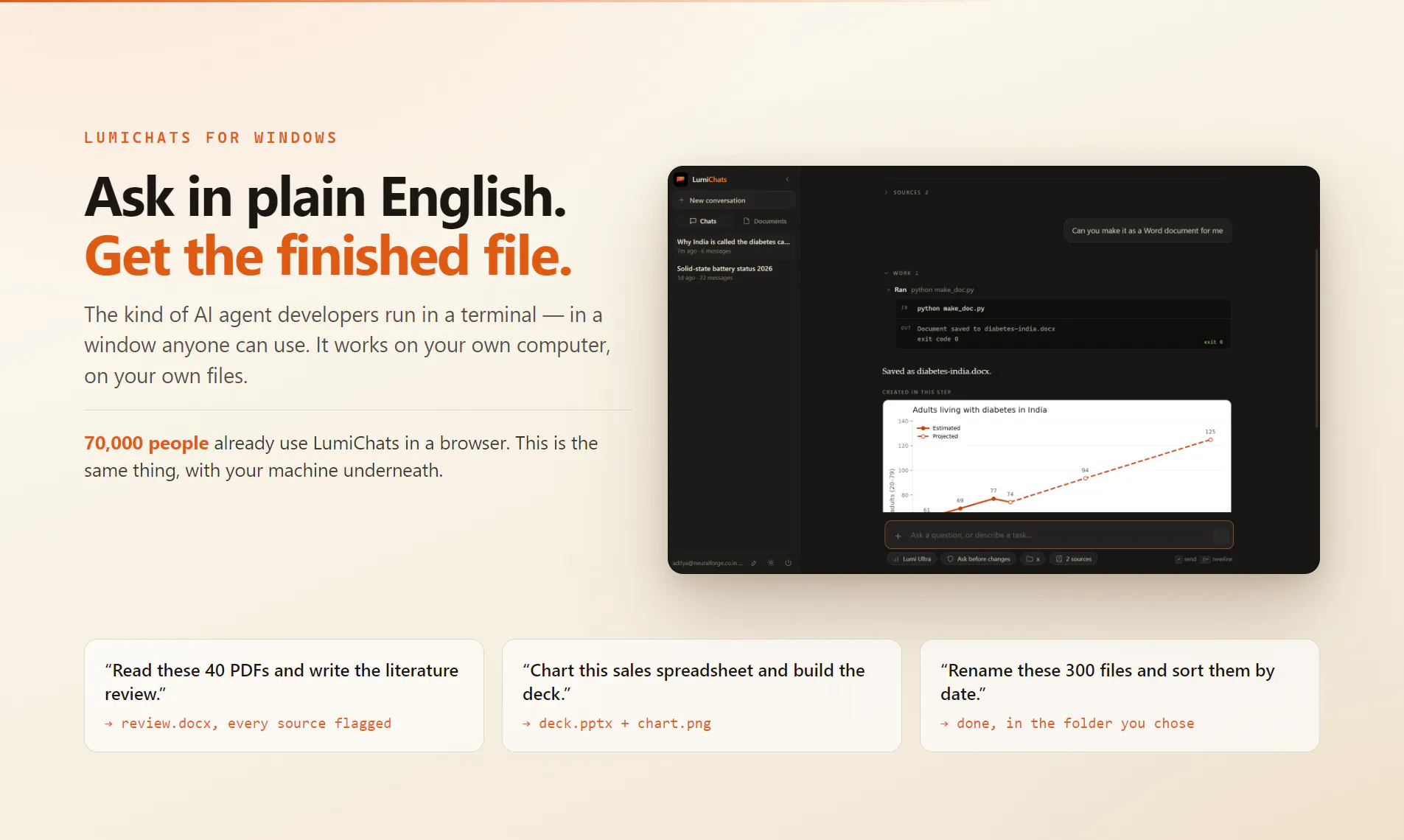 Lumichats screenshot 1
