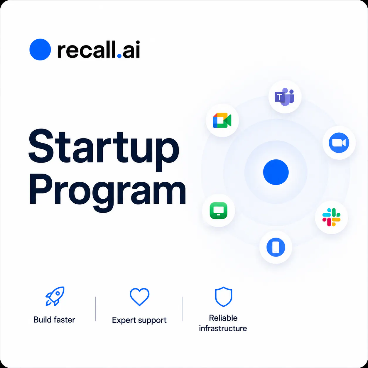 Startup Program by Recall.ai