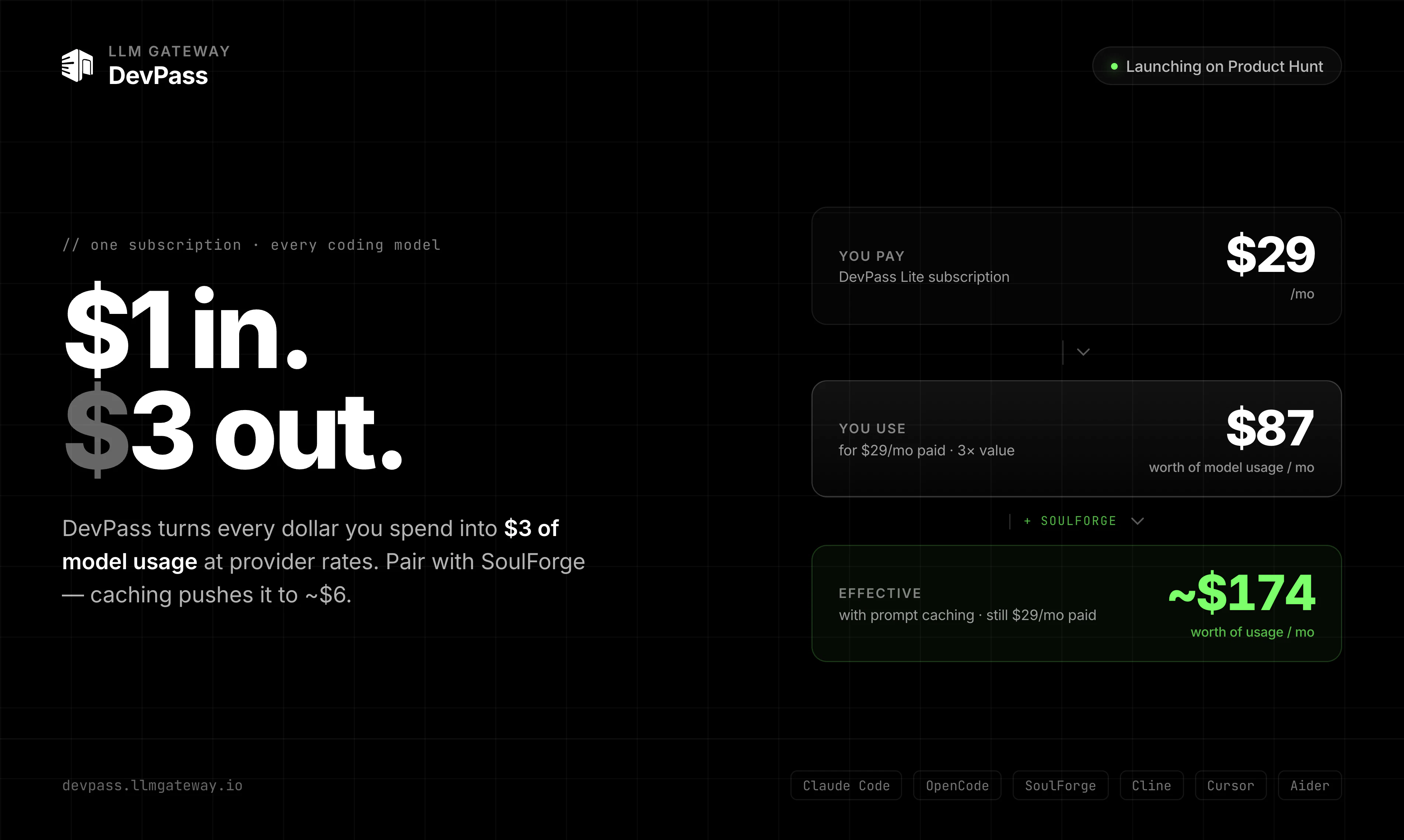 DevPass by LLM Gateway screenshot 1