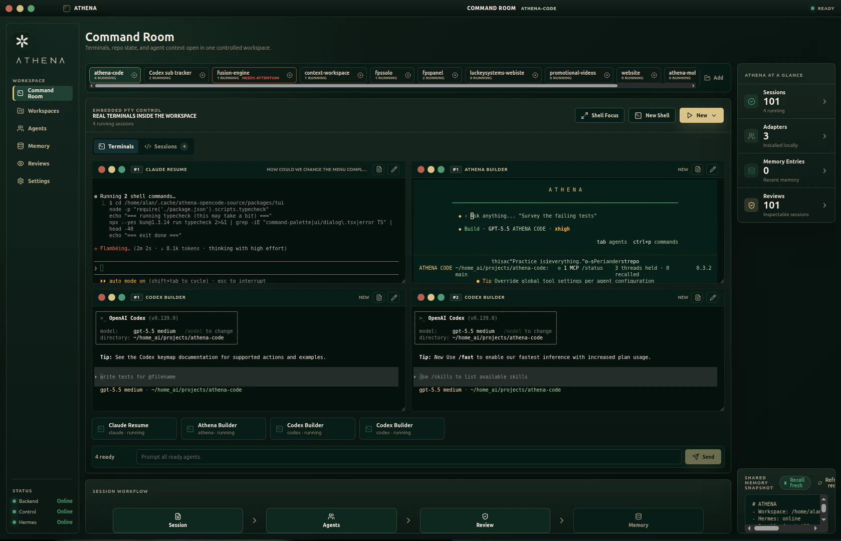 Athena Desktop screenshot 1