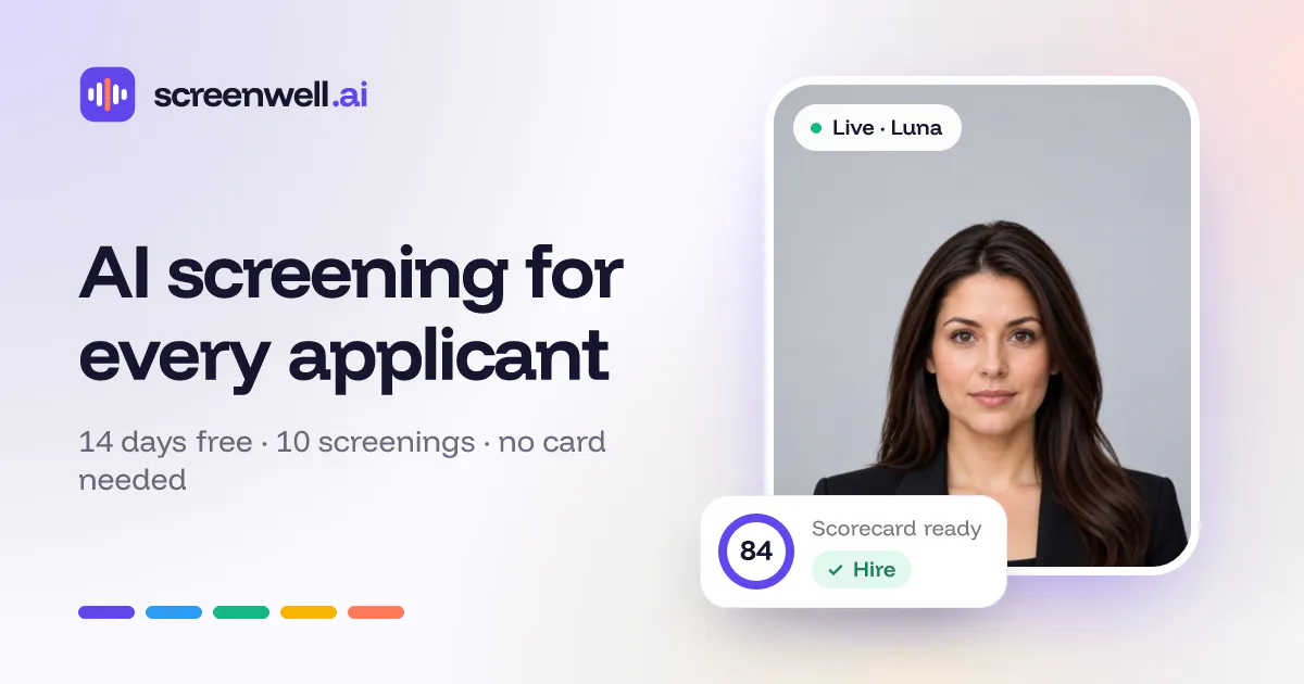 Screenwell.ai screenshot 1
