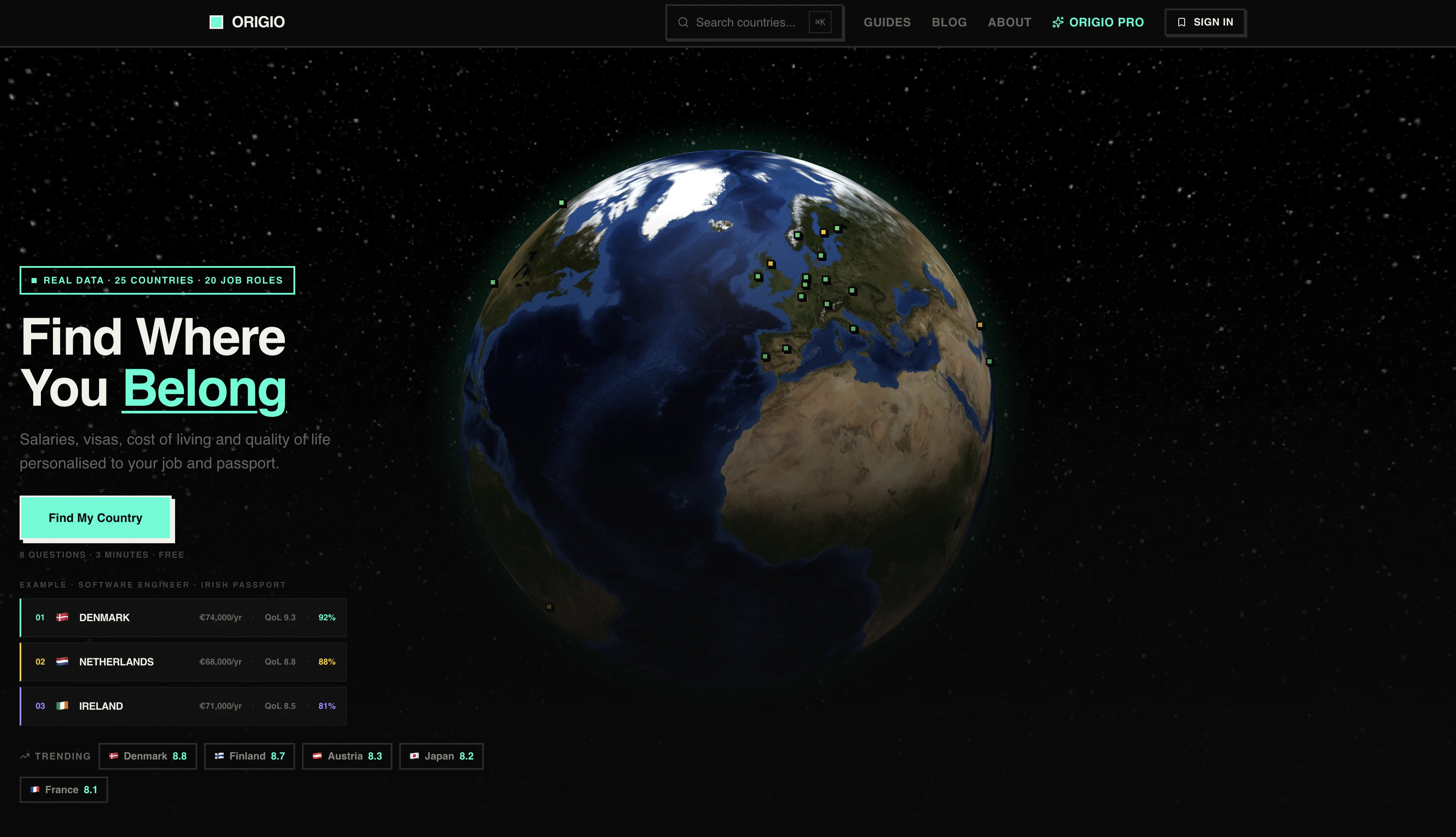 Origio screenshot 1