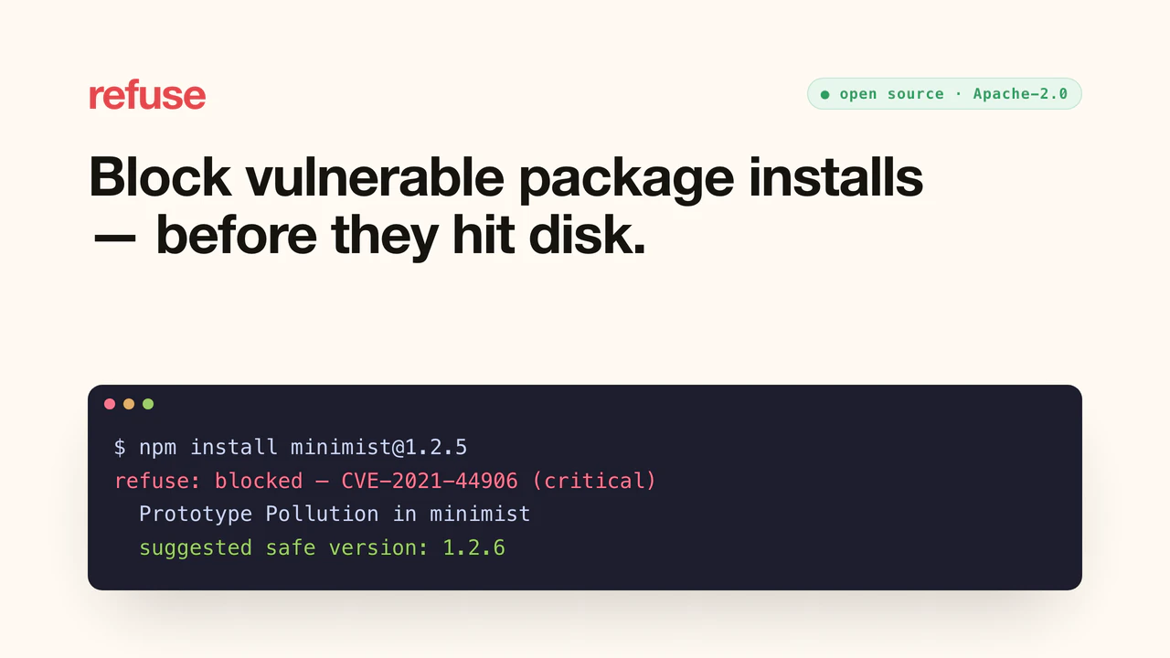 Refuse screenshot 1