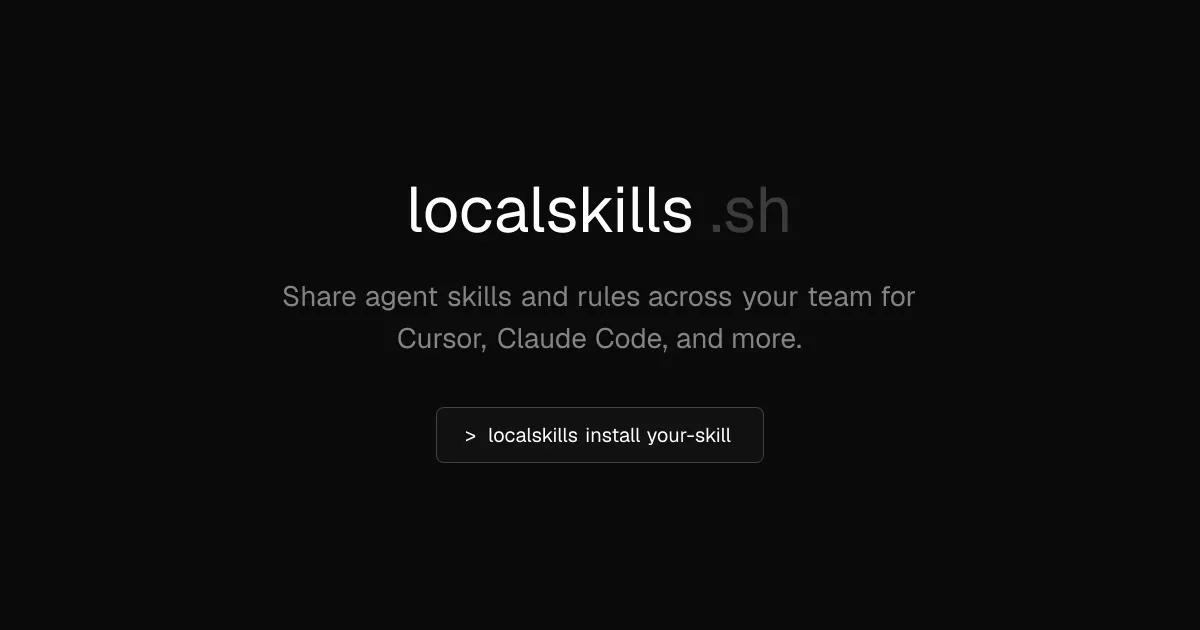 localskills.sh screenshot 1
