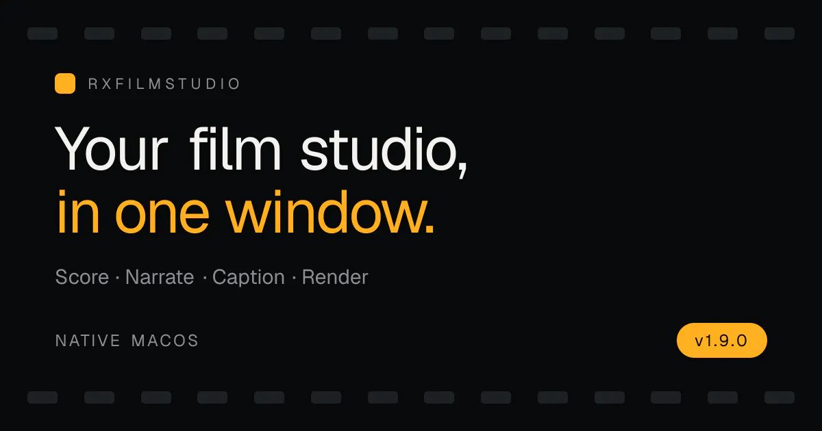RxFilmStudio screenshot 1